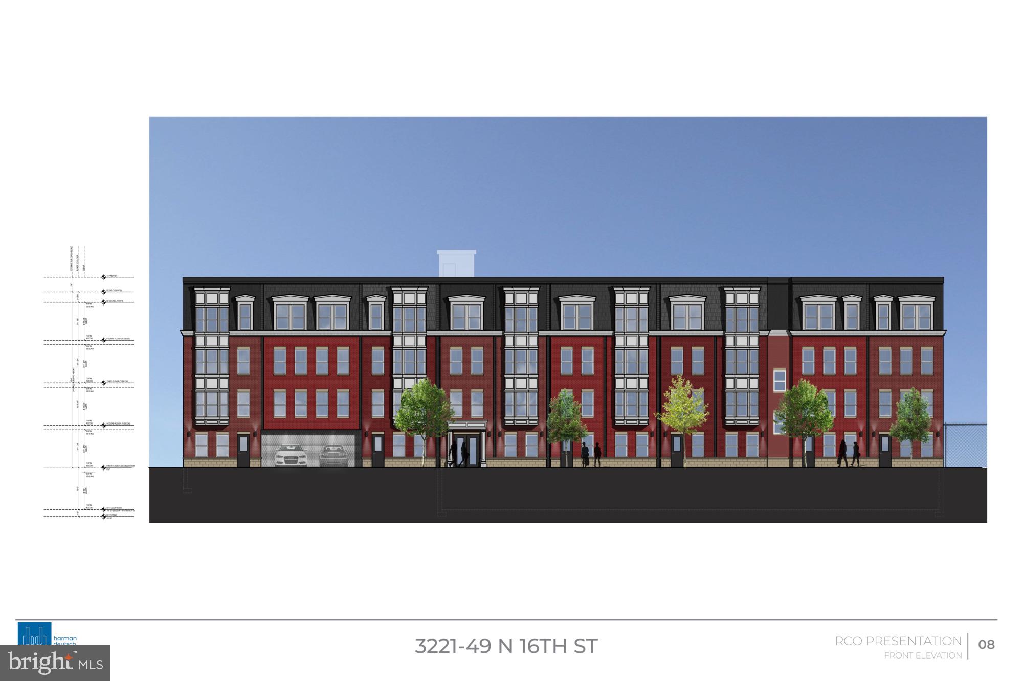 Presenting a residential land development opportunity at 3221–49 N. 16th Street in the Allegheny West section of North Philadelphia. The offering consists of one (1) large parcel totaling approximately 16,755 SF with  100 feet of frontage.

The property is zoned RSA-3 and benefits from a previously approved variance permitting a 43-unit residential building with off-street parking, significantly reducing entitlement risk.

The site is located within a federally designated Opportunity Zone and offers convenient access to Broad Street, Temple University Hospital, and Center City.

A rare opportunity to acquire a large, entitled development site with strong long-term upside.