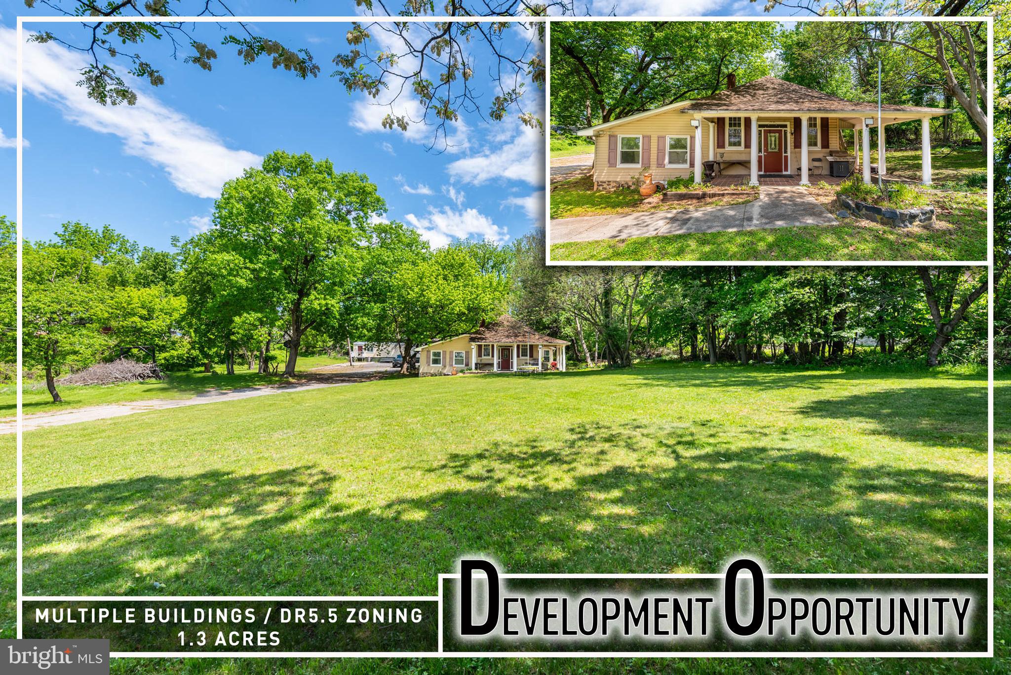 Exceptional Development Opportunity on 1.3 Acres Zoned DR5.5! Privately situated and set back from the street, this expansive parcel offers tremendous potential for developers, investors, and visionary builders seeking their next project. The property is currently improved with a main building that was originally a residence and later converted into classroom and office space, along with three additional trailer-style classroom buildings surrounding a large on-site parking area. Previously operated under a special exception for school/church use, the site presents a unique opportunity for redevelopment, adaptive reuse, residential development, institutional use, or potential subdivision opportunities (buyer to verify all current and potential zoning and development possibilities). The surrounding open land provides substantial room for expansion and future site planning, making this a rare chance to secure a sizable DR5.5-zoned property with flexibility, privacy, and long-term upside.  Sold As-Is!