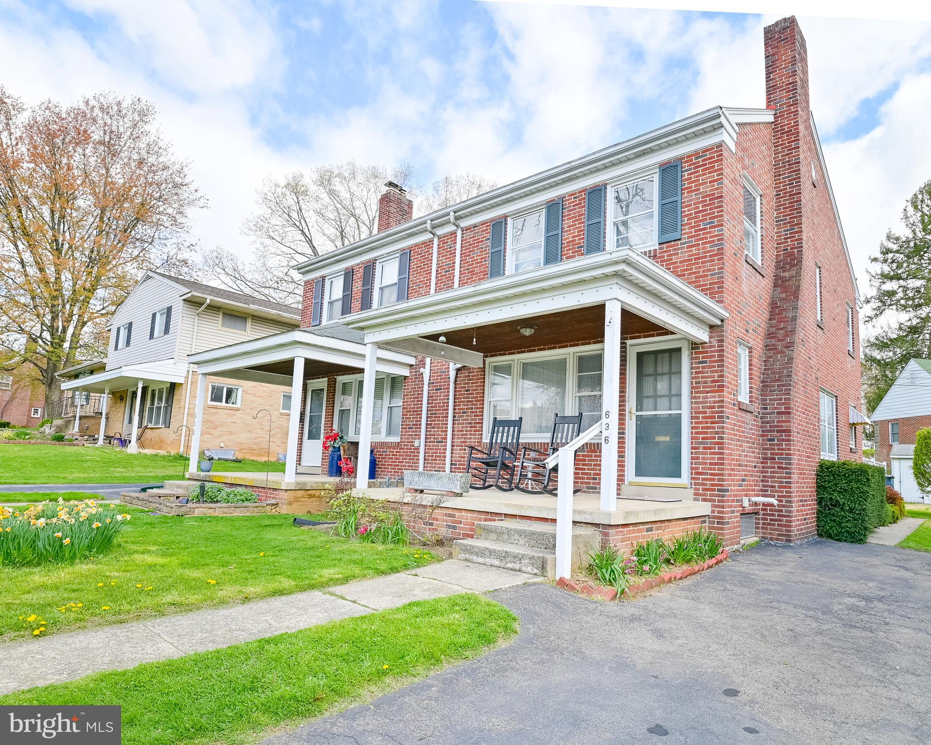 Beautiful Manheim Township home in Grandview Heights.  Lovingly maintained, bright and welcoming.  Lots of charm.  Home features living room fireplace, lots of windows, hardwood floors, bathroom on first floor, porch and deck for enjoying those warm days, off-street parking, work benches and more!  Home warranty included.  Close to major routes and all amenities.