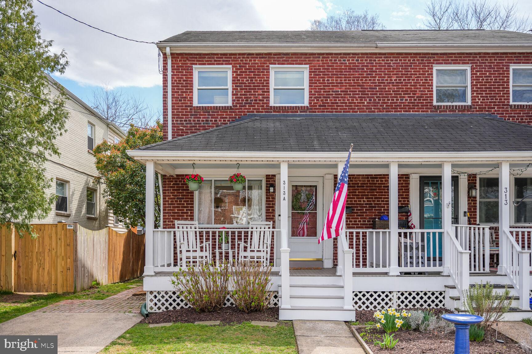 Welcome to the Heart of Del Ray!

This charming three-level duplex has 1,156 square feet of living space on three levels, perfectly situated just two blocks from the heart of Del Ray’s vibrant Avenue. Step inside to find bright, inviting living spaces with abundant natural light and a thoughtful layout that maximizes both comfort and function. The elegantly updated kitchen features modern finishes, ample cabinetry, and a seamless flow to the dining and living areas—perfect for both everyday living and entertaining. Upstairs, you'll find two bedrooms and a tastefully appointed full bath. The versatile lower level offers endless possibilities—a cozy family room, home office, guest suite, or even a gym—complete with a second full bathroom for added convenience.
The inviting front porch is ideal for morning coffee and friendly neighborhood chats, while the very large fenced backyard provides a private retreat for relaxing, gardening, or hosting gatherings. With off-street parking ( 2 spaces) and easy access to Old Town, DC, the Metro, Airport and major commuting routes, this home blends convenience with the charm of a walkable, friendly community. Parks, cafes, and some of the area’s best local restaurants are just steps away. Move-in ready and waiting for its next owner—don’t miss this opportunity!