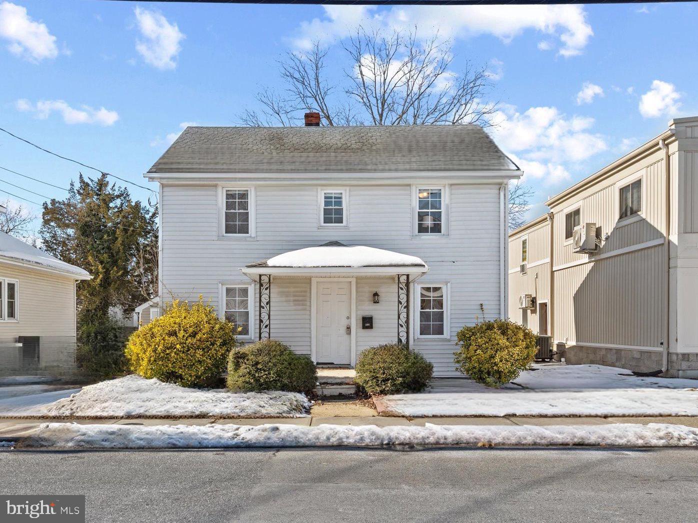 GREAT PRICE! RENOVATED HOME!  NEW ROOF!  Charming and recently renovated, this 3-bedroom, 1.5-bath home  with downstairs office/ sunroom.  Located in the heart of Salisbury, this home offers comfort and convenience. The inviting layout features a cozy living room with a fireplace mantle, a separate dining room, and a first-floor office or potential 4th bedroom. The kitchen boasts a cute backsplash and plenty of charm, while the spacious attic provides excellent storage. Enjoy hardwood floors in common areas and carpeted bedrooms for a cozy feel.   Outside, the large driveway fits up to 6 cars, and the fenced backyard includes a 13.5’ x 18’ shed. The owner has made many recent updates including:  new roof, new sump pump, new moisture barrier in crawl space, updated flooring, and more!  This home is move-in ready and conveniently located near everything you need!  **Back on Market Due to Buyer Financing Falling Through.  FHA Appraisal Completed - Appraised at $215,500**