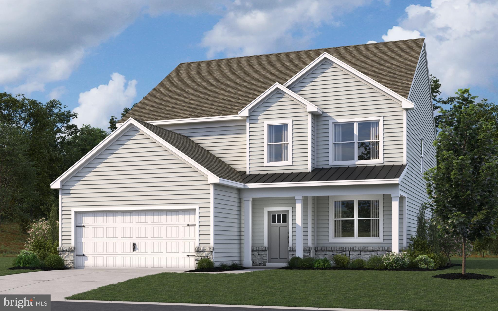 Welcome to The Granary where you will find 112 Topaz Street, a new home under construction in Milton, DE. The Ellerbe, a 2,934 square foot open concept two-story home, boasts five bedrooms, three and a half bathrooms, a first-floor office, and a loft.

As you enter the home, the foyer leads you past the flex room which is the perfect space to use as a home office, formal dining space, den, or children’s play area.

The well-designed gourmet kitchen, offering a large island with quartz countertops, walk-in corner pantry, beautiful white cabinets, and stainless-steel appliances, flows neatly into the informal dining area and living room. Conveniently located on the first floor, the spacious owner’s suite has a private bathroom featuring dual vanity, toilet closet, walk-in shower, and a large walk-in closet. The first-floor powder room is conveniently located down the hallway leading to the two-car garage. Enjoy year-round sunshine and extra space in the sunroom.

Upstairs, the huge loft area and additional four bedrooms provide enough space for everyone to rest and relax. Two additional bathrooms, an oversized linen closet, and a cozy laundry room complete the upstairs.

This home includes a fully sodded, landscaped, and irrigated lawn, white window treatments and the exclusive Smart-Home® package through ADT giving you complete peace of mind living in your new home.

Pictures, artist renderings, photographs, colors, features, and sizes are for illustration purposes only and will vary from the homes as built. Image representative of plan only and may vary as built. Images are of model home and include custom design features that may not be available in other homes. Furnishings and decorative items not included with home purchase.