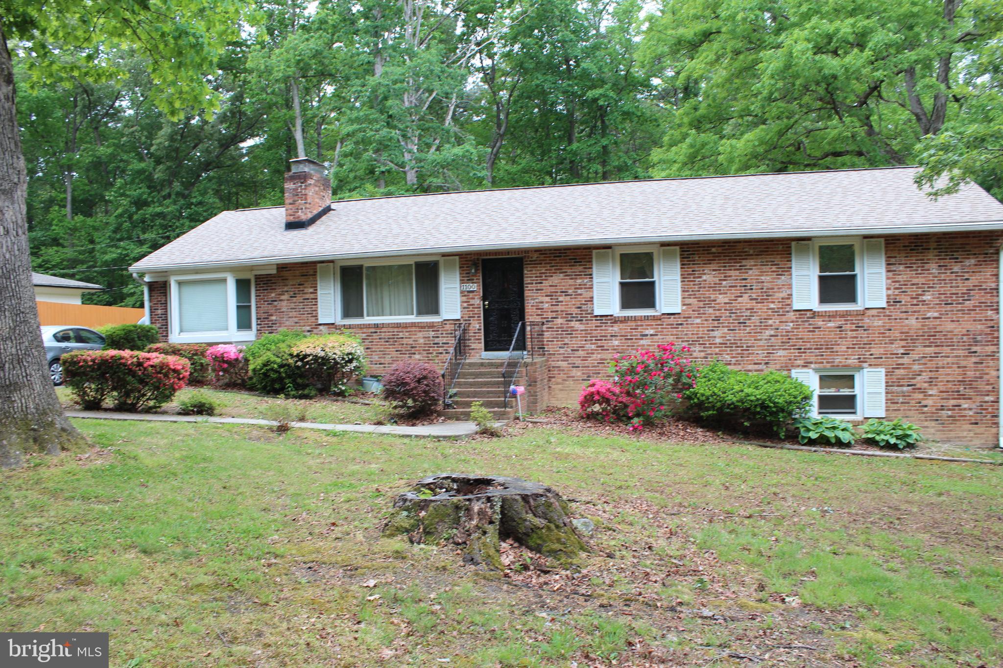 Come check out this beauitful single family ranch style home situated on a spacious corner lot in the heart of North Chesterfield's Forest Acres neighborhood..  This detached property features a classic brick exterior and offers 3 spacious bedrooms and 1.5 baths with over 2200 square feet of functional living space.  Inside you will find a cozy atmosphere complete with a brick chimney/fireplace and large basement. Home being sold as-is. Roof less than 6 years old.
