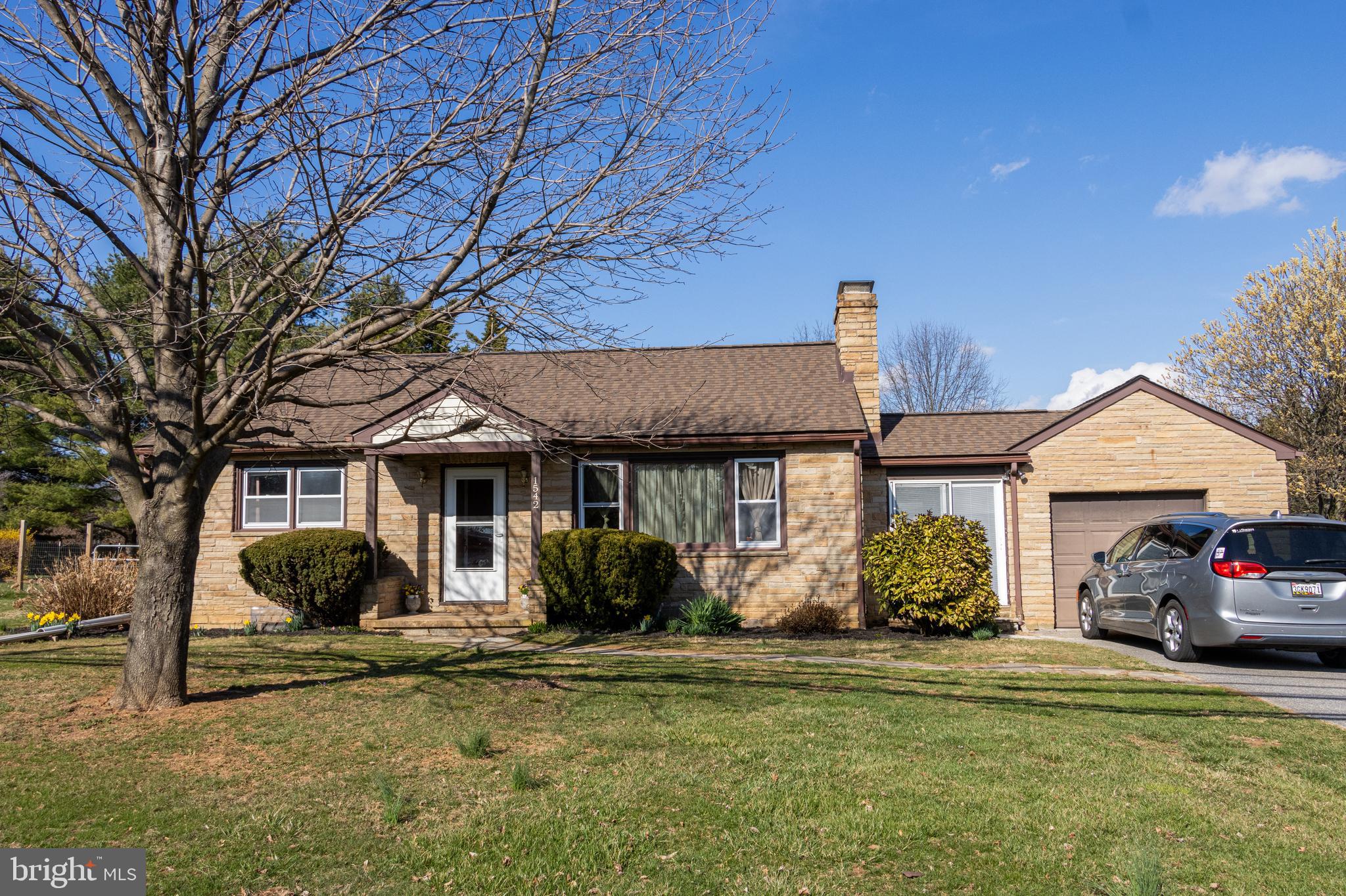 ****DEADLINE FOR HIGHEST AND BEST MONDAY 3/31 AT 12:00pm ********Welcome to this charming Westminster rancher, perfect location for commuters and filled with unique features! This residence offers 2 nice size bedrooms, 1 full bath and 1 half bath, complemented by an inviting breezeway that connects the attached garage. There is also an amazing, detached garage—ideal for use as a workshop. Enjoy the privacy of a fenced, flat yard with a brick woodburning grill in the back perfect for outdoor gatherings on the well maintained deck. While the kitchen and bathroom retain their original character and are in need of cosmetic updates, the entire house has been freshly painted, showcasing the original wood floors. Recent upgrades include a new roof and several new windows in 2025, and the home boasts both a gas fireplace in the partially finished basement and a wood-burning fireplace in the family room. 
New Roof as of 2025 with a transferable 50-year warranty