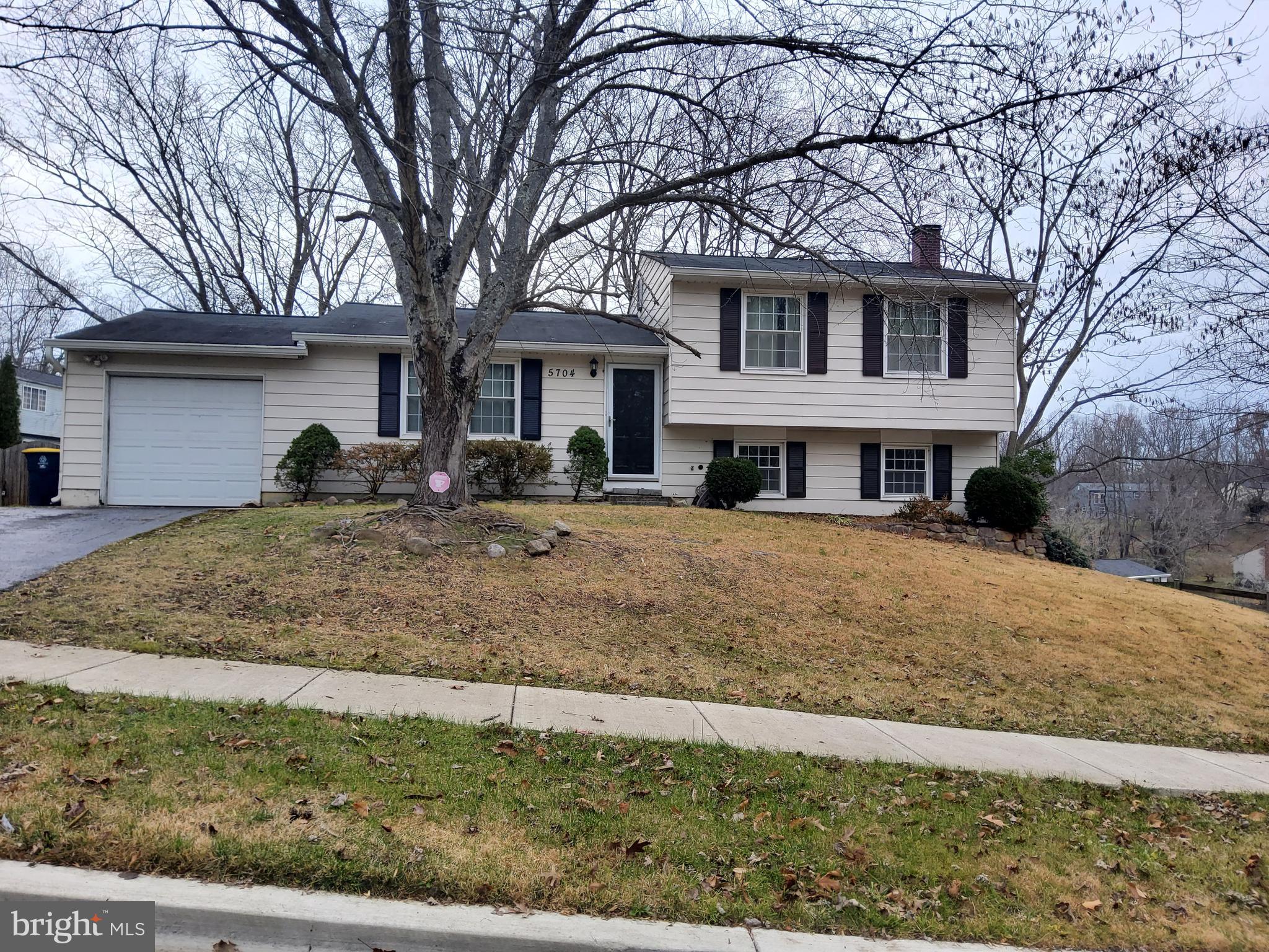 Located in Waldon Woods, this 3 level split foyer has 3 bedrooms and 2 full baths.  The bottom level could possibly be used as a 4th bedroom.   This home has hardwood floors on the main level and carpet in the bedrooms & family room.  The gourmet kitchen has stainless steel appliances and granite countertops.  The family room has a wood burning fireplace, a separate laundry area and plenty of storage space.  The home has been freshly painted throughout and the carpet has been professionally cleaned.  Great commuting location for the DMV.