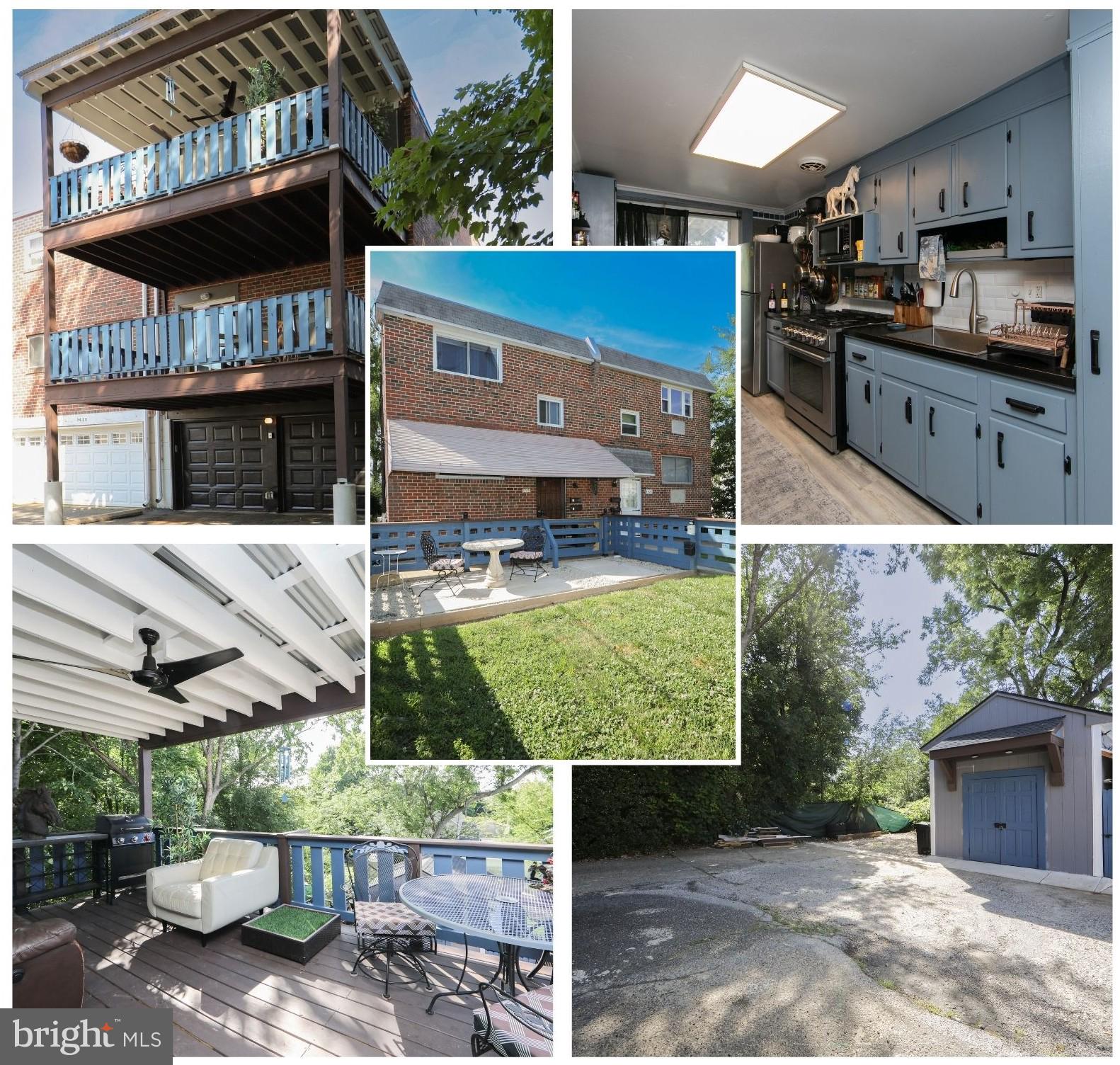 Excellent investment or owner-occupant opportunity in Drexel Hill. This brick duplex features two spacious one-bedroom units and offers multiple potential income streams. The property welcomes you with a covered front patio and fenced front yard, while both units enjoy private covered rear decks accessed through sliding glass doors off their kitchens.

Each apartment offers a generous living room, galley-style kitchen, spacious bedroom, and full bathroom. The basement provides shared laundry facilities, currently equipped with one washer and dryer, with existing hookups available for a second washer and dryer. The basement also provides access to one of the garage bays.

Additional amenities include gas heat, central air conditioning, a two-car garage with separate bays and electric openers, an oversized storage shed located across the alley, and a total of three off-street parking spaces. The first-floor unit is currently rented at $1,320 per month on a month-to-month basis, while the second-floor unit is owner occupied and could command a market rent of $1,400 or more..

Potential additional rental income opportunities may exist through the garage bays, associated parking spaces, and oversized storage shed (all uses subject to township approval and verification). Conveniently located near shopping, restaurants, public transportation, Philadelphia, and major commuting routes, this property presents a flexible opportunity for investors and owner occupants alike.