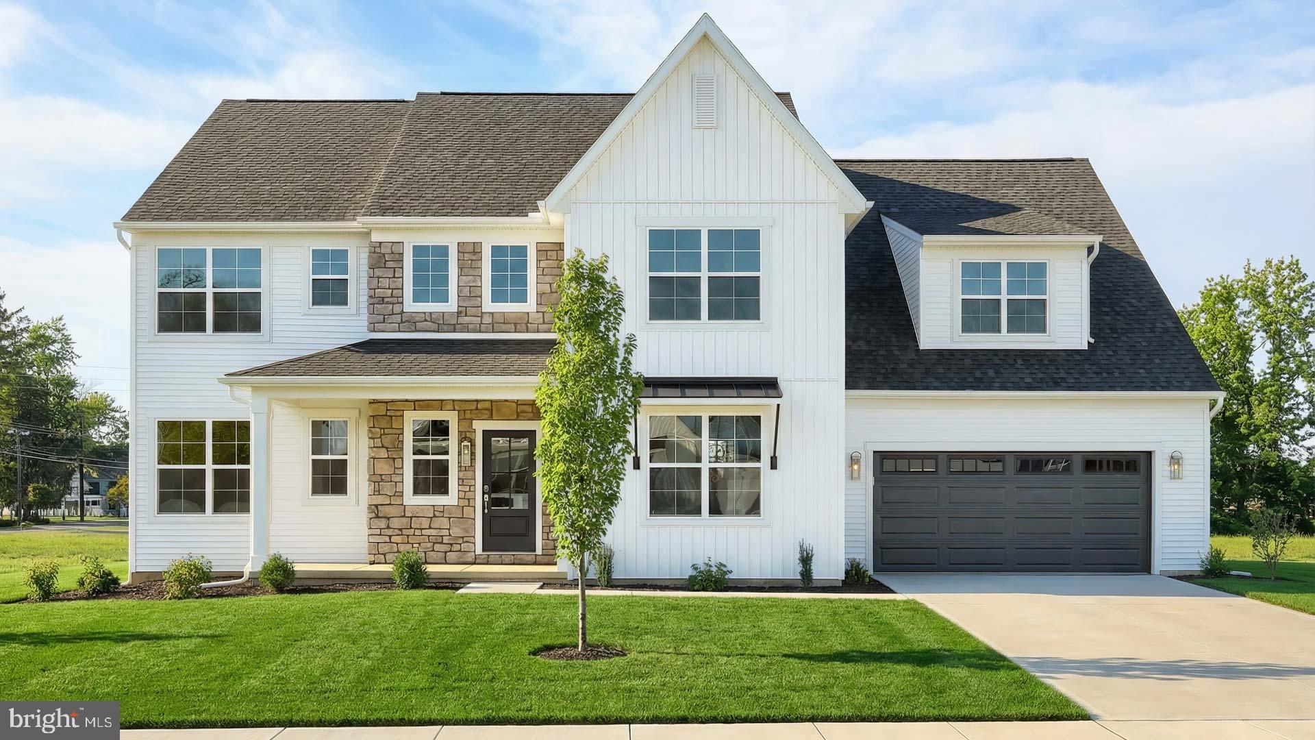 This craftsman style, 2-story home features 9’ ceilings on the first floor, a 2-car, garage with an additional storage area, and a mudroom entry complete with built-in lockers, a powder room and closet. Stylish vinyl plank flooring flows throughout the main living areas. The 2-story foyer is flanked by a formal dining room and a versatile, carpeted flex room. A butler’s pantry connects the kitchen and dining room along with a spacious pantry. The kitchen is well-appointed with stainless steel appliances, quartz countertops with a tile backsplash, and a large center island. Adjacent to the kitchen is a breakfast area with access to the rear patio, and a cozy family room warmed by a gas fireplace with stone surround. On the second floor, the comfortable owner’s suite boasts an expansive closet and a private bathroom with a double bowl vanity and tile shower. Three additional bedrooms, a full bathroom, laundry room, and rec room complete the second floor.