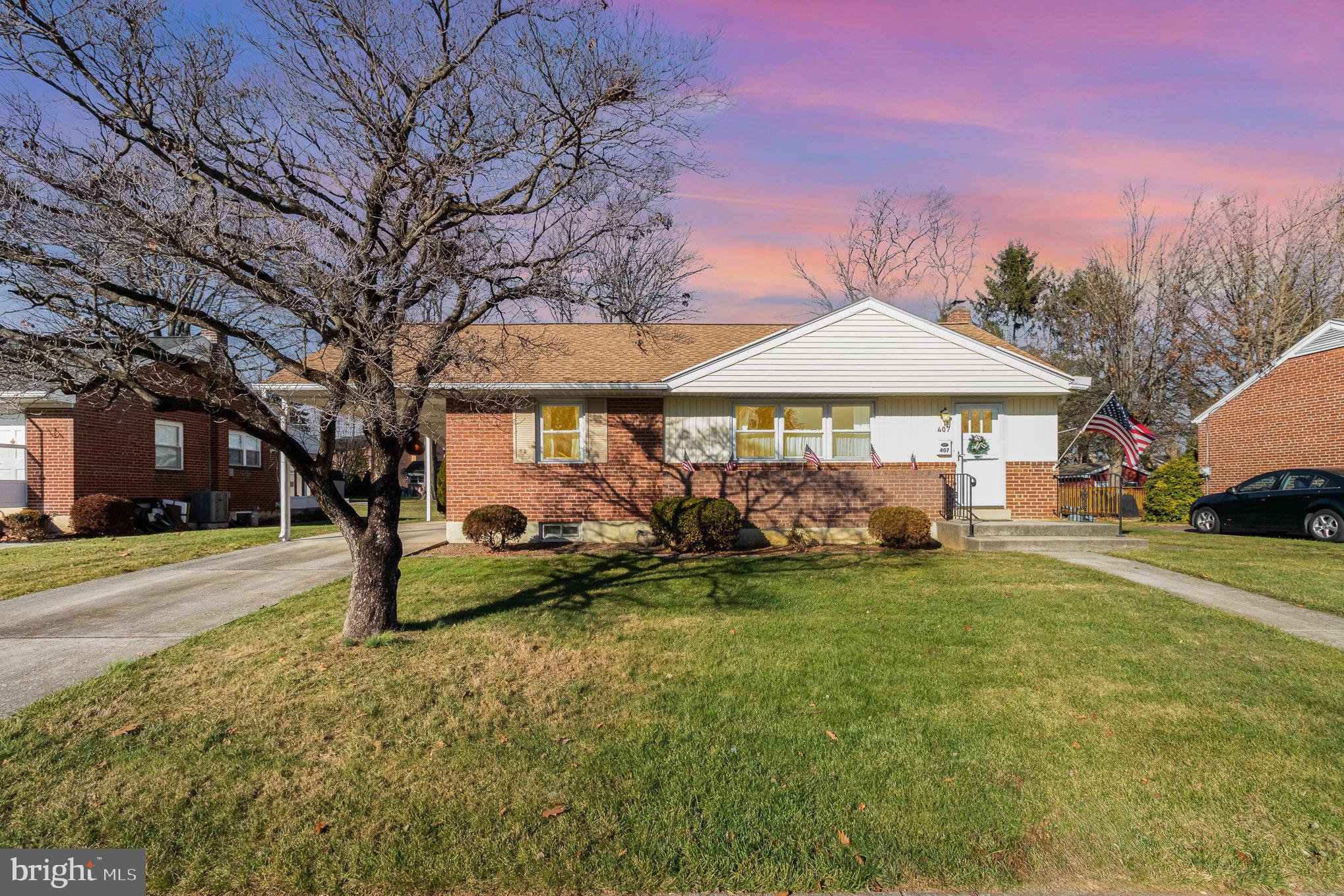 Open house Dec 23 11-2  Surprise someone with a new house for Christmas. Pack your bags and move right in. Well maintained all brick ranch featuring Neutral colors throughout, galley kitchen, all appliances convey, 3 season sunroom, nice backyard, covered patio for relaxing, 2 bedrooms, 1 full bath main level. Finished basement for entertainment. New roof in 2022.