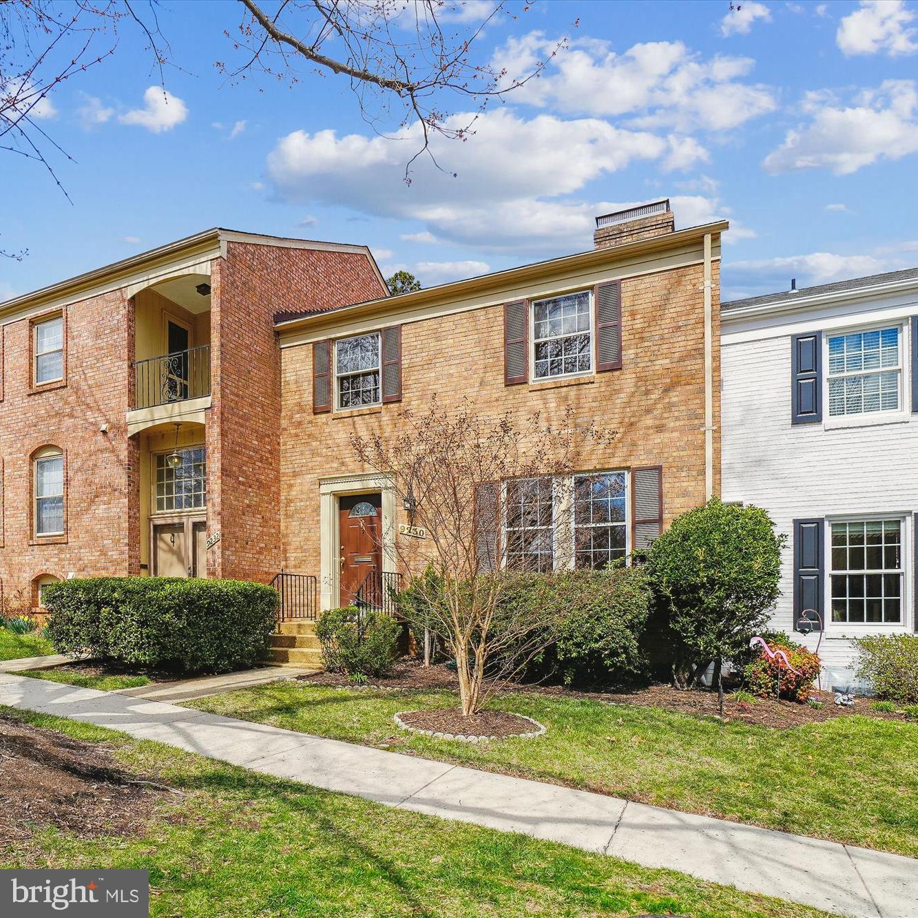 Welcome to this charming brick townhome in the sought-after Stonehurst community! Ideally located in a prime Fairfax location, the home offers easy access to the Vienna Metro, major commuter routes, shopping and dining. Lovingly cared for over the years, this home is ready for it's next owners to make it their own. Inside you will find a warm and inviting home featuring  hardwood floors, fresh neutral paint and large windows that fill the home with natural light.  The home has approximately 2,256 Sq ft of living space on three levels. There is a gracious sized living room, a cozy kitchen with an adjoining dining room that features a beautiful wood burning fireplace and a half bath.  Upstairs, the generous primary suite offers a peaceful retreat with an organized closet space and an en-suite bath. Two additional bedrooms and a full bath complete the upper level. The lower level features a sizable recreation room with a gas fireplace and built-in bookshelves, a half bath, large laundry/utility room, and walkout access to a private fenced patio-ideal for outdoor relaxation. With it's wonderful location and timeless charm, this home is a fantastic opportunity to create your own dream space.