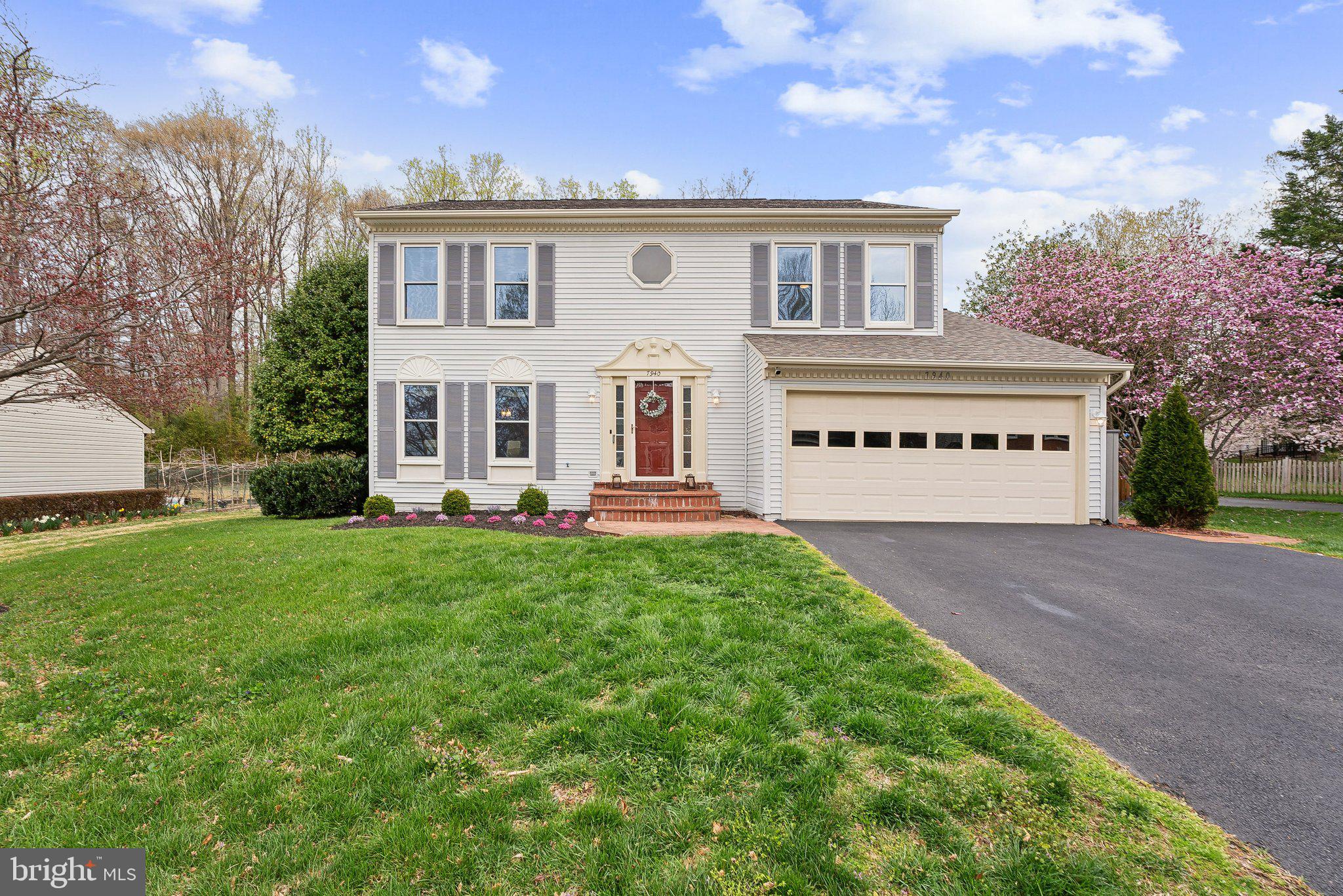 Welcome to this beautifully maintained colonial in the highly sought-after Donegal Oaks neighborhood. This bright and open home features hardwood floors throughout, sun-filled bay window in the formal living room, and updated kitchen (2023) with stainless steel appliances,  breakfast nook, and modern lighting (2021). The family room offers a wood-burning fireplace with glass doors opening to a spacious Trex deck (2021) overlooking a fully fenced (2023), partially wooded backyard. Upstairs boasts three generous bedrooms with excellent closet space, updated bathrooms, and a convenient laundry room. The fully finished lower level includes a large rec room, den/exercise room, half bath, and a sizable storage area. Additional major updates include: HVAC (2014), Hot Water Heater (2019), CertainTeed Roof (2021) with transferrable warranty through 2041, Whole-Home Surge Protector (2021), New Locks, Exterior Light Fixtures, and Touch-Up Paint (2024). Excellent location with easy access to I-95 and Fairfax County Parkway. Close to Fort Belvoir, Franconia/Springfield Metro, shopping, and dining.