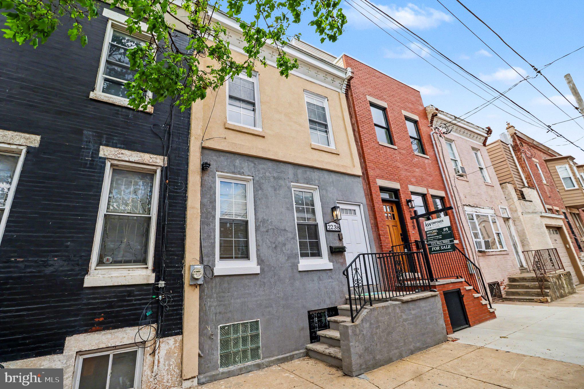 Location Location Location! Come see this renovated 3 bedroom, 2.5 bathroom home in Point Breeze! Located just one block from Wharton Square Playground and steps away from Graduate Hospital! As you enter the home you’ll find hardwood floors, and open layout, recessed lighting, exposed brick plus top of the line smart home technology that will be connected to your phone including front and rear security cameras, lights, doorbell and a Wi-Fi enabled thermostat! (Seller will provide a $350 credit for the buyer’s connection/start up fee) The kitchen features  granite counter tops, breakfast bar and back splash, updated cabinetry, a garbage disposal, refrigerator, dishwasher, microwave and gas range. Make your way into the half bathroom as well as a laundry room! The second floor has three spacious bedrooms, and a hall bathroom featuring a modern tiled shower/tub with a sleek sliding glass door. The front primary bedroom has a large closet, natural sunlight and an en-suite bathroom with a standing shower.  Below grade you’ll find a finished basement! The back patio is perfect for grilling as we enter in the warmer weather! Make your appointment today!