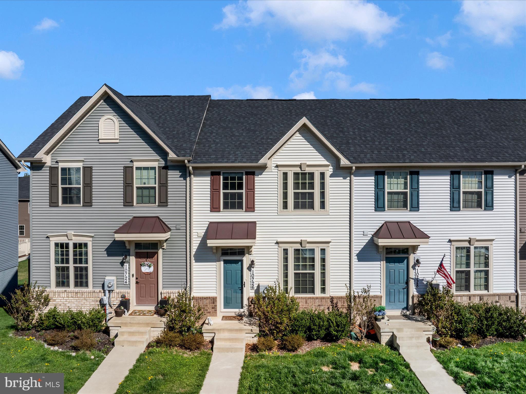 Beautiful, like-new townhome in the sought-after Lake Linganore community—welcome to 10726 Lamoka Lane!
This 3-level home offers the perfect blend of style, comfort, and functionality with an OPEN CONCEPT floorplan designed for modern living.  Just two steps up from the sidewalk, the main level features LUXURY VINYL PLANK (LVP) flooring, 9-foot ceilings, and fresh neutral paint throughout, creating a bright and inviting space. The kitchen seamlessly flows between the living and dining areas and is anchored by a CENTER ISLAND—ideal for everyday living and entertaining alike. CUSTOM PLANTATION BLINDS on every window add a polished, upscale touch.
Upstairs, the primary suite is a true retreat with a TRAY CEILING accented by crown molding and a spa-like ensuite bath featuring a DOUBLE-HEADED SHOWER. BEDROOM-LEVEL LAUNDRY adds everyday convenience.
The FULLY FINISHED LOWER LEVEL features a spacious rec room with full-size windows and a WALK-OUT BASEMENT with sliding door leading to the backyard, creating the perfect setting for a second living space, home gym, or play area. Enjoy outdoor living on the no-maintenance DECK just off the kitchen.
Additional highlights include two assigned parking spaces, efficient gas heat, and a tankless gas hot water heater for endless hot water and energy savings.
Located just down the street from Blue Heron Elementary School and nestled within the amenity-rich Lake Linganore community, residents enjoy access to lakes, walking trails, parks, tennis and pickleball courts, and swimming pools.
This home is truly move-in ready and offers the lifestyle you’ve been waiting for—easy to live in and even easier to love!
