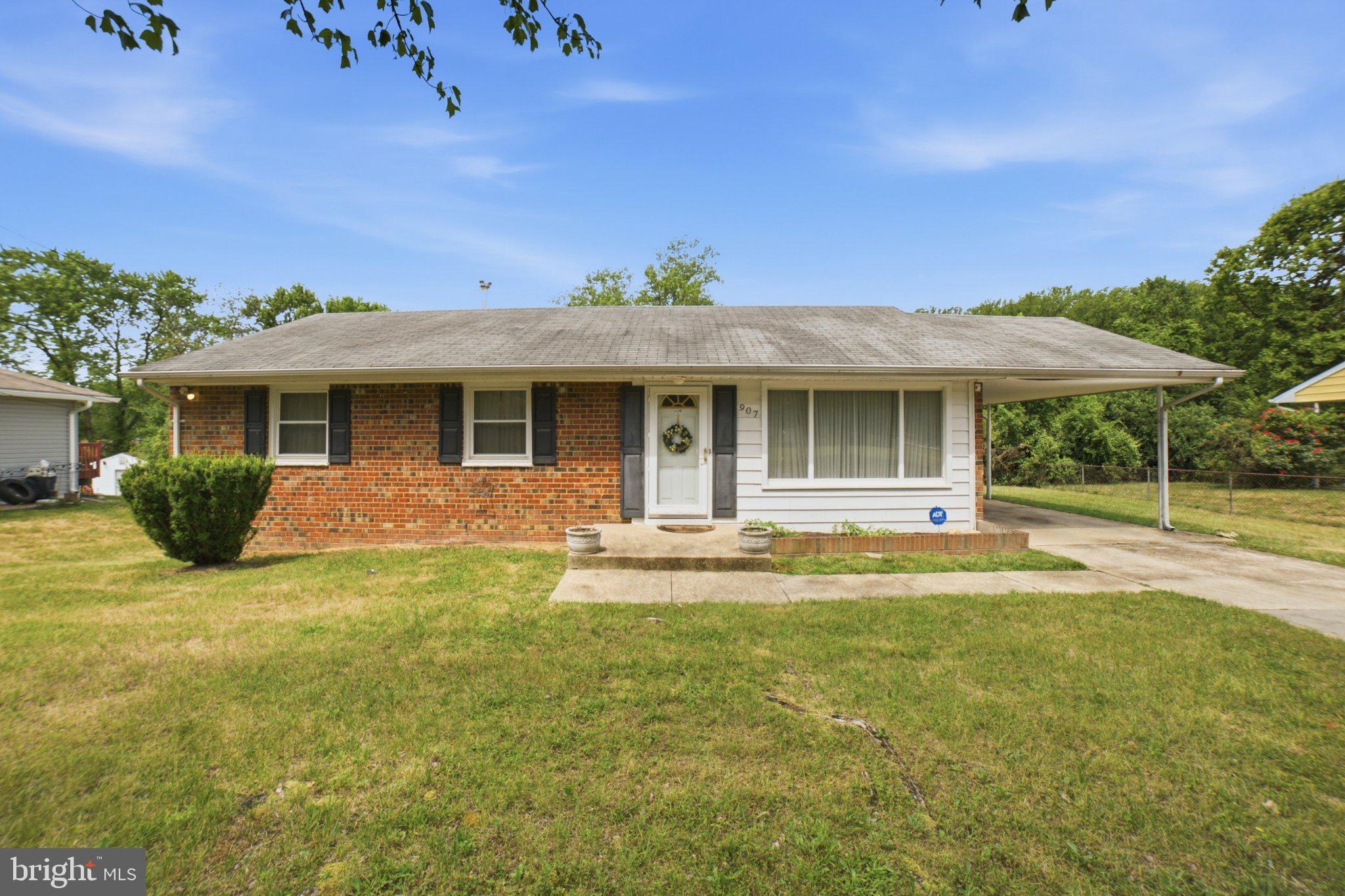 Opportunity awaits at 907 Logwood Road! This spacious 4-bedroom, 2.5-bath home offers endless potential and is ready for your personal touch. With a functional floor plan and a possible 5th bedroom in the basement, there's plenty of space for a growing household, guests, a home office, or flexible living arrangements.

Major mechanical updates include an HVAC system replaced in 2019 and a water heater replaced in 2024, providing added peace of mind. While the home needs some TLC, it's a fantastic opportunity to update, build equity, and make it your own.

Conveniently located near shopping, dining, parks, and major commuter routes with easy access to Washington, D.C., this property is an excellent opportunity for both homeowners and investors. Bring your vision and discover all the possibilities that 907 Logwood Road has to offer—schedule your showing today!