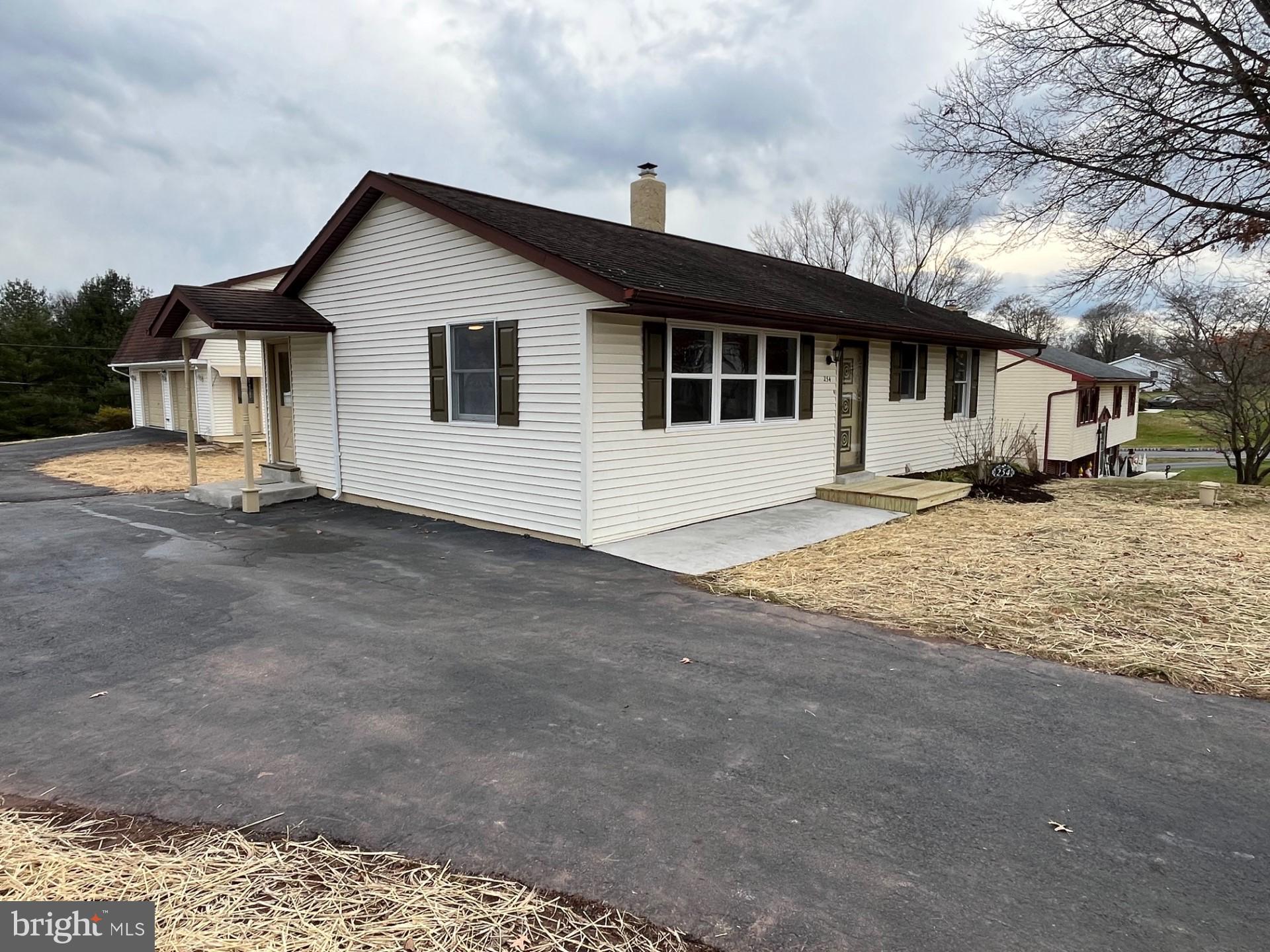 Nicely updated ranch home with finished basement on a quiet street but yet close to shopping and main roads.  This 3 bed 2 full bath home is in Perkiomen valley school district.  The home is approx. 1700 sqft finished space with walk out basement.  Behind the home is a bank barn garage that has three functional levels, 1800 sqft of space, the top level is insulated and has central air/heat system for the 2 floors.  Perfect for a home business or a additional area to hang out and relax.  The main level is a garage and deck, the lower level of the garage is a huge storage area for just about everything.