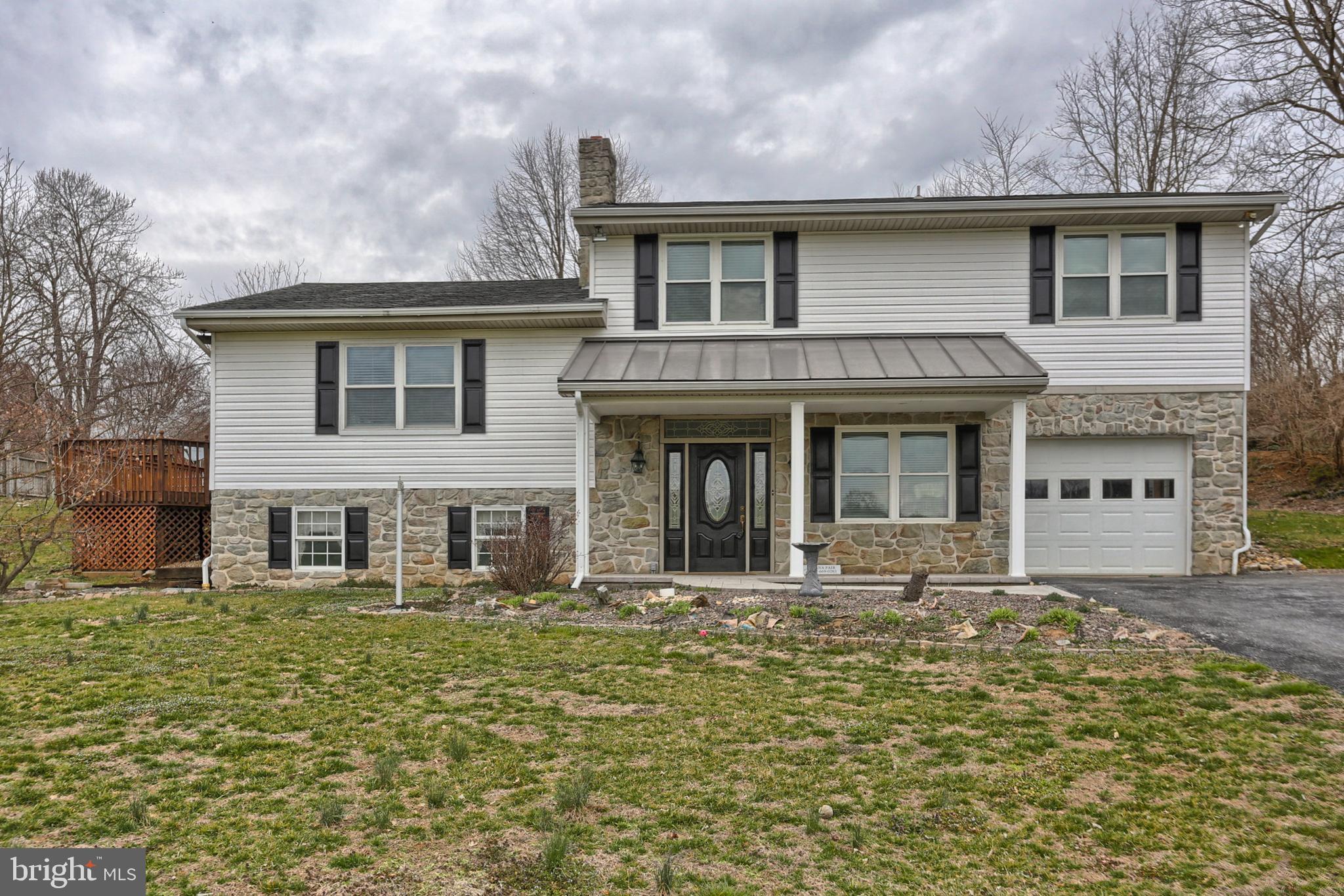 Quaint split level with calming views of rolling farmland.  This home features 2 spacious living areas, a kitchen with breakfast nook, 4 spacious bedrooms and 2 full baths.  The garage is equipped with a third full bathroom so you can keep the dirt and grime out of the house after messy projects. This property is nestled on just over half an acre and is located in close proximity to major highways with easy access to Lancaster and Harrisburg. Due to Governor Tom Wolf s mandate regarding COVID-19, we are currently unable to allow any in-person showings of our listed properties.  Contact your agent for more information.