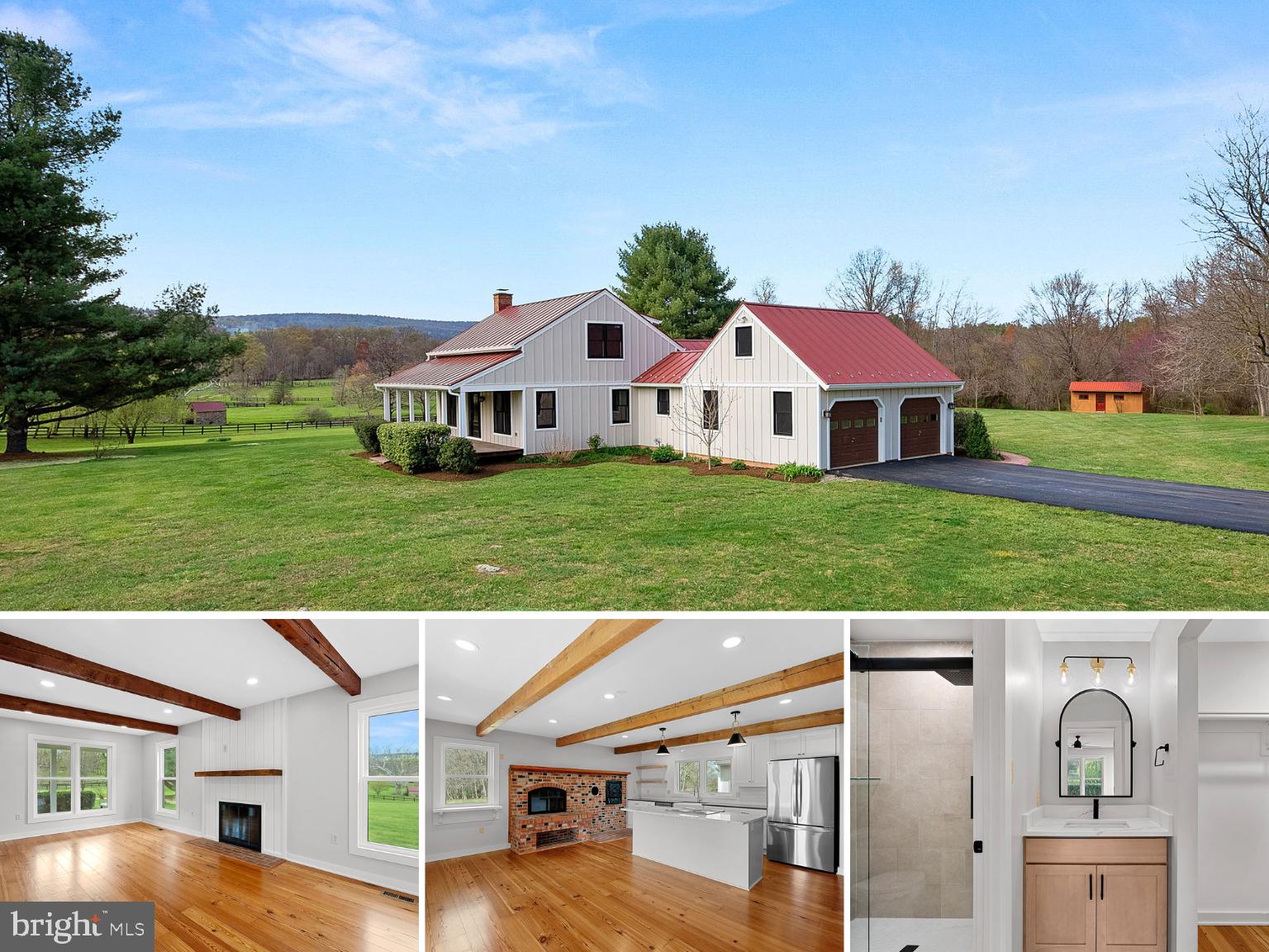 ***MULTIPLE APPLICATIONS RECEIVED*** | ***AVAILABLE 5/1/25 | FULLY RENOVATED RENTAL*** | Available for 1-3 years | Monthly income must be equal to or more than 3x the monthly rent (ie: $11,985+) | High-Speed Xfinity Internet | Lawn Maintenance & Snow Removal Included | This home was just remodeled IN 2024 from top to bottom with beautiful finishes! | Fresh, Neutral Paint Throughout | Dynamite Kitchen with NEW Stainless Appliances, Extra Long Granite Island, New Cabinets, Beautiful Pendant Lights, Farm Sink | Large Dining Space in Kitchen (10’ 4” x 19’ 7”) with Charming Original Brick Fireplace – a tasteful mix of rustic and new | Living Room with Beamed Ceiling & Fireplace | Great Sunroom/4-Seasons Room with Two Walls of Windows and Door to Deck #1. Sunroom showcases the gorgeous views! | Convenient Mudroom/Laundry Room Connects 2-Car Garage to Kitchen and has 2 Closets, and a door to Deck #2 | Main Level Primary Suite has an Attached Full Bath with Oversized Shower and Walk-In Closet | Powder Room on Main Level with New Sink, Toilet, Mirror, Lighting | 2-Story Foyer with Stairs Leading to Second Level | Upstairs are Two Great Bedrooms, both with Walk-In Closets & Ceiling Fans | Additional ALL NEW Full Bath Upstairs with Spacious Linen Closet | 2-Car Side-Load Garage w/Plenty of Freshly Paved Parking | The home sits on a spectacular 11+ acre lot with views towards the mountains. Trees, flowers, plenty of space to roam. Delightfully quiet setting (but still just a few minutes to Route 7, shopping/dining in Purcellville, etc.) | Pets Case by Case (with additional pet deposit) |  Full Month's Rent required as Security Deposit | $39.99 Application Fee per adult