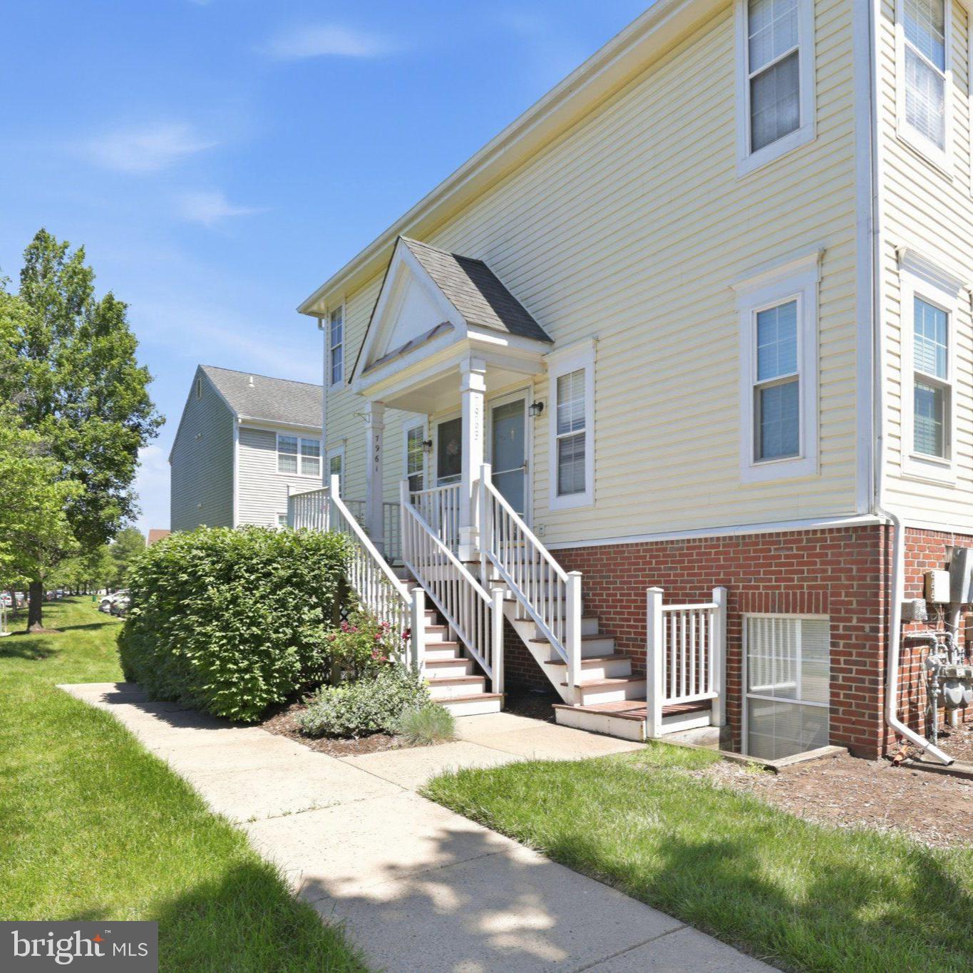 You will not want to miss out on this amazing opportunity to own a 2 bedroom 2 bathroom end unit condo so close to shopping, restaurants, and commuting. This  inviting home is two levels. The main level is full of natural light and features an open floor plan, showcasing the living room, kitchen and dinning area. There is a nice sized deck on the main level to welcome guests and entertain. There are two oversized bedrooms upstairs with two bathrooms. The owners suite includes a walk-in closet, an additional closet, as well as it's own private bathroom. Two reserved parking spaces are included, as well as a community pool, playground, and tennis and basketball courts.