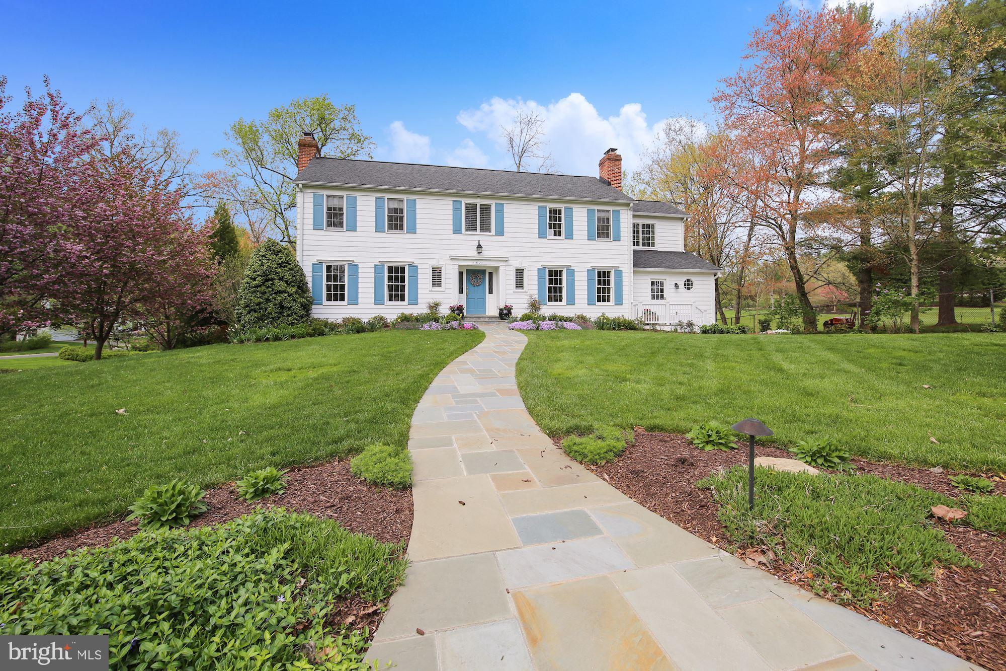 Oh my gosh...this home checks all the boxes!!  Utterly charming, move-in ready, quintessential New England style clapboard and brick colonial on picturesque half acre setting adjacent to the Bethesda Country Club golf course and located in one of Bethesda's most popular communities, Ashleigh.  Outstanding views from all windows!   Exceptional floor plan including a 2010 two story Family Room/Mud Room/Master Bedroom addition, a dynamite screen porch addition along with many other interior renovations.  Too many to mention here!  Big room sizes, good circular flow, open Kitchen/Family Room plus a Breakfast Room with a fireplace and the hard-to-find but most important mud room with cubbies!  The Owners Suite offers a high ceiling, beautiful views of the golf course, an amazing walk-in closet and sumptuous marble Owners bath.  Three other bedrooms, two and a half baths and the upper level laundry complete the second floor.  The lower level is a full, daylight walk-out lower level with a fantastic rec room, a 5th BR/au pair suite/home office and a full bath.   You'll find most of your time is spent on the screen porch with the wood burning fireplace and gorgeous views of the backyard/golf course.  The level backyard is perfect for flag football games, soccer - you name it!  There's even a fire pit area for roasting marshmallows on a cold Fall night.  Social distancing at it's best!    Enjoy 4th of July fireworks from the street out front!  Wander through the neighborhood to the local swim/tennis club or take the path to Montgomery Mall.  So many options here!  Just minutes to Seven Locks Elementary, I-495 or I-270.  A short drive to downtown Bethesda or over the bridge to Tysons Corner.   One of the best offerings of the year...come see it today!
