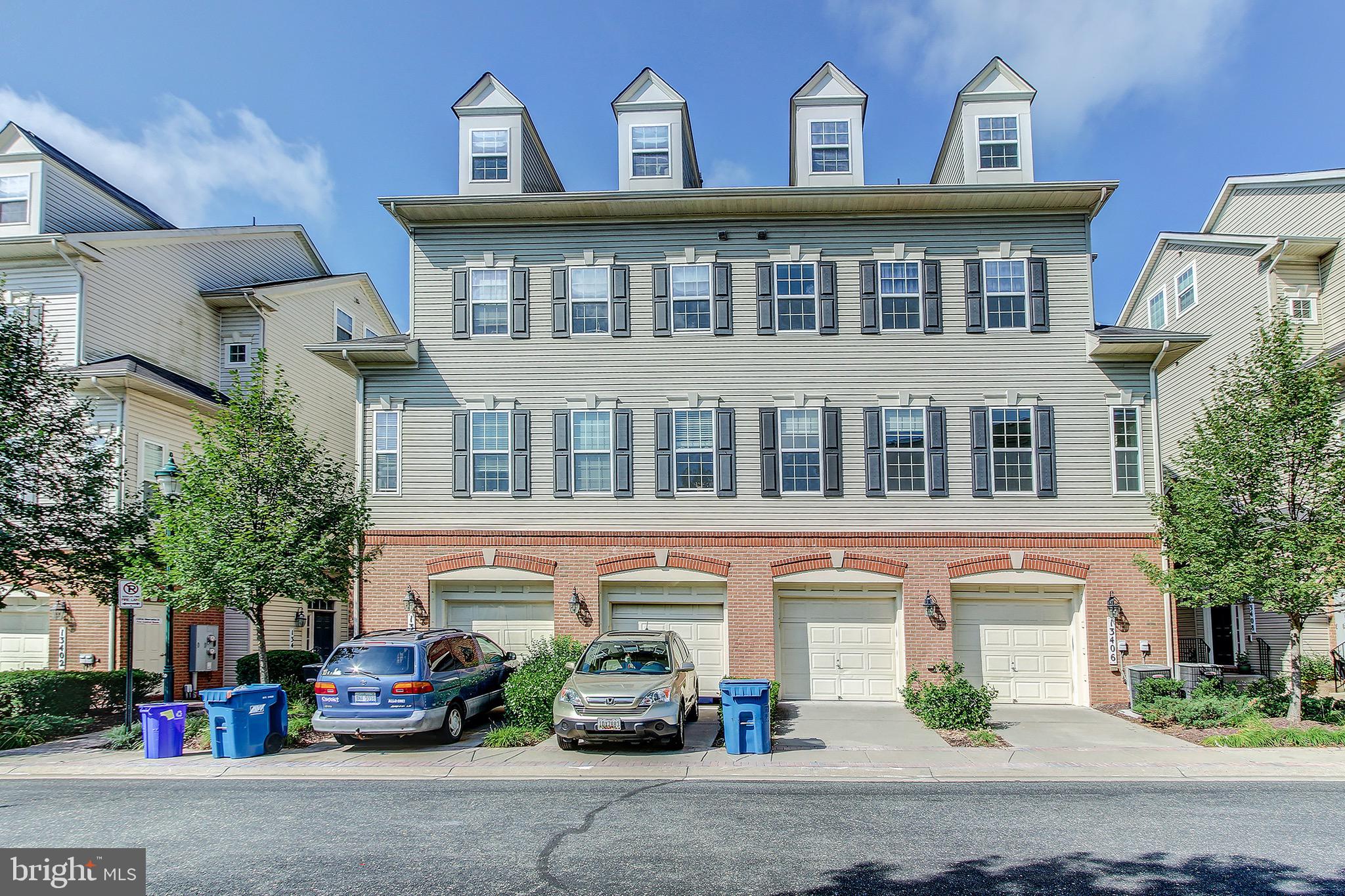 Stunning condo in desirable Clarksburg community! This property features 3 bedrooms and 2.5 bathrooms with an attached garage. The main level has an open concept living and dining room with tons of natural light, 9' ceilings, and half bath. The galley kitchen is upgraded with stainless steel appliances, granite counters, and gas range. The laundry room is off the kitchen with full sized washer/dryer. The second level includes 2 spacious bedrooms and 1 bathroom. Additional large storage closet on the second level as well. The top level has the master bedroom suite with double door entry, his/hers walk-in closets, and ensuite with double sinks, soaking tub, and beautiful tile shower. The top level also features bonus rec area perfect for home office or entertainment space. This property is located within minutes to I-270, Rt. 355 and public transit for commuters. Walking distance to shopping, restaurants, and Dowden's Park.  Minutes to Clarksburg Premium Outlets as well. The condo fee includes water/sewer charges. Peaceful community with jogging/walking paths, tot lots/playgrounds, and common areas. Don't forget to view the virtual tour of this property now!