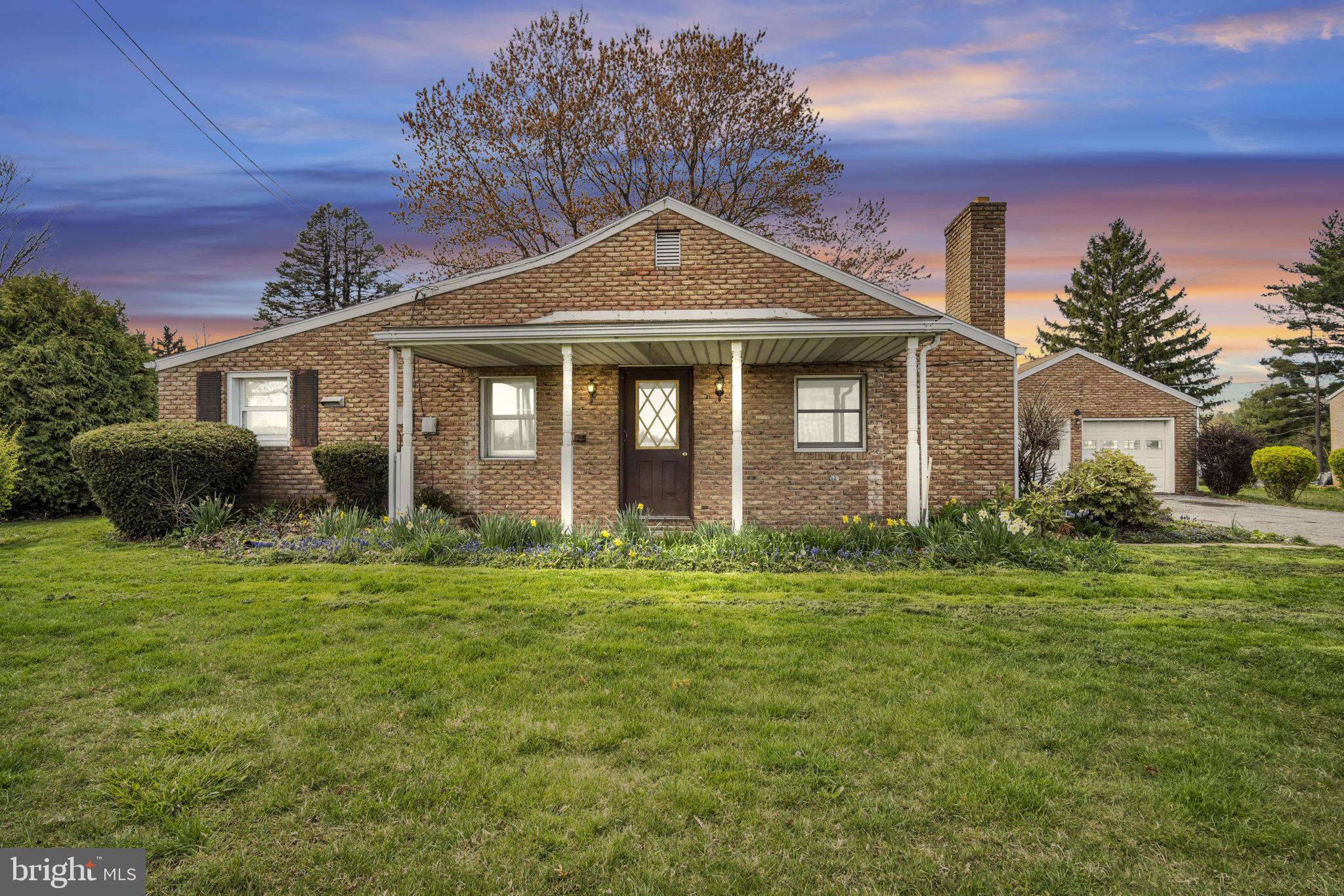 Welcome to this 3-bedroom, 1-bath ranch-style home that blends comfort & functionality into a single-level living experience. You'll be greeted by the inviting radiant floor heating—offering consistent warmth throughout the home and enhancing every season with cozy comfort underfoot.
Set on a spacious lot, this home features a seamless layout that maximizes both living and storage space. The home is filled with natural light, creating an ideal setting for everyday living. The kitchen, thoughtfully positioned at the heart of the home, offers ample cabinetry and workspace, perfect for home cooks and casual gatherings alike. Three well-proportioned bedrooms offer flexibility for families, guests, or home office use. What truly sets this property apart is its dual garage setup: an attached garage provides everyday convenience, while the detached garage offers endless possibilities. Whether you're a car enthusiast, hobbyist, or in need of a workshop or substantial storage solution, this versatile space is ready to meet your needs. Outside, you'll find a generous yard with room to garden, relax, or create your own outdoor oasis. With easy access to local amenities, schools, and commuter routes, this home combines the ease of single-level living with exceptional functionality. Whether you're looking to simplify your lifestyle or searching for space to spread out and grow your passions, this home offers a rare opportunity to have both.