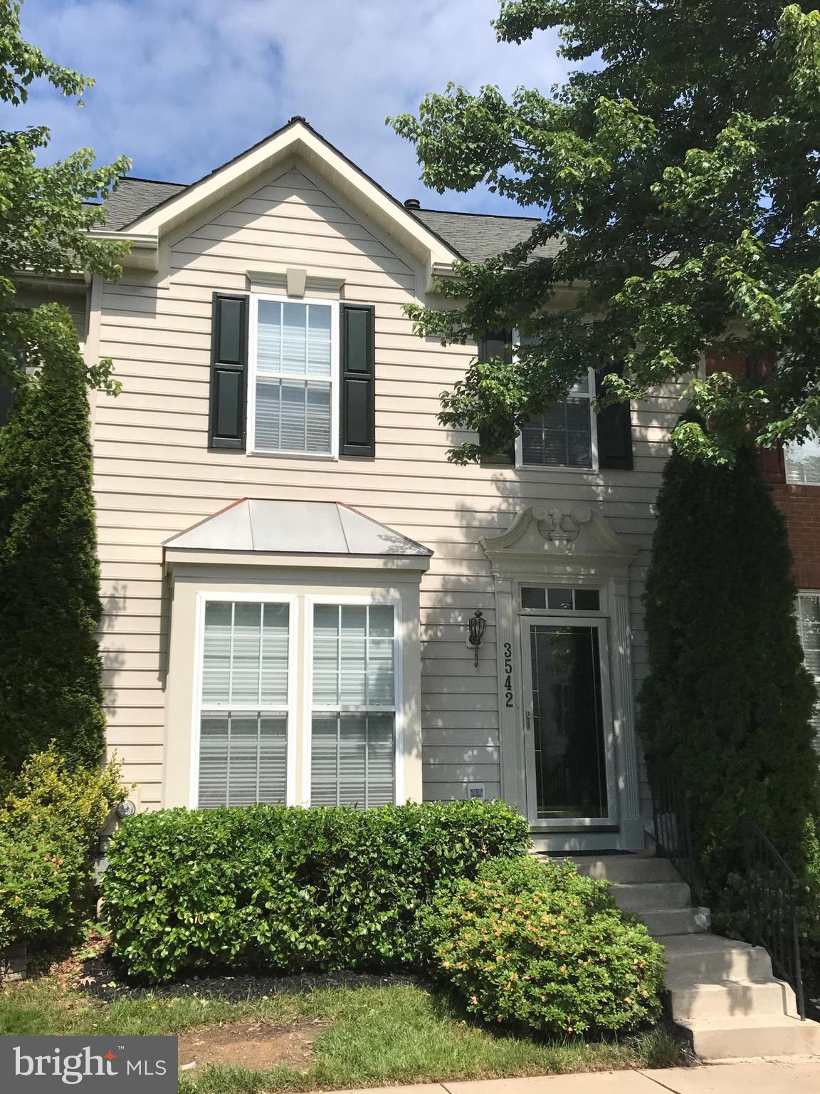 Spacious townhouse ideally located on a private "no thru" street and backs to mature wooded conservation area. Three finished levels of indoor living and a large deck overlooking wooded area that is great for outdoor entertaining. Wood floors on main level, morning room w/gas fp and cathedral ceiling, walkout basement to private backyard, fresh paint inside/out, HVAC and HW Tank replaced 2016.