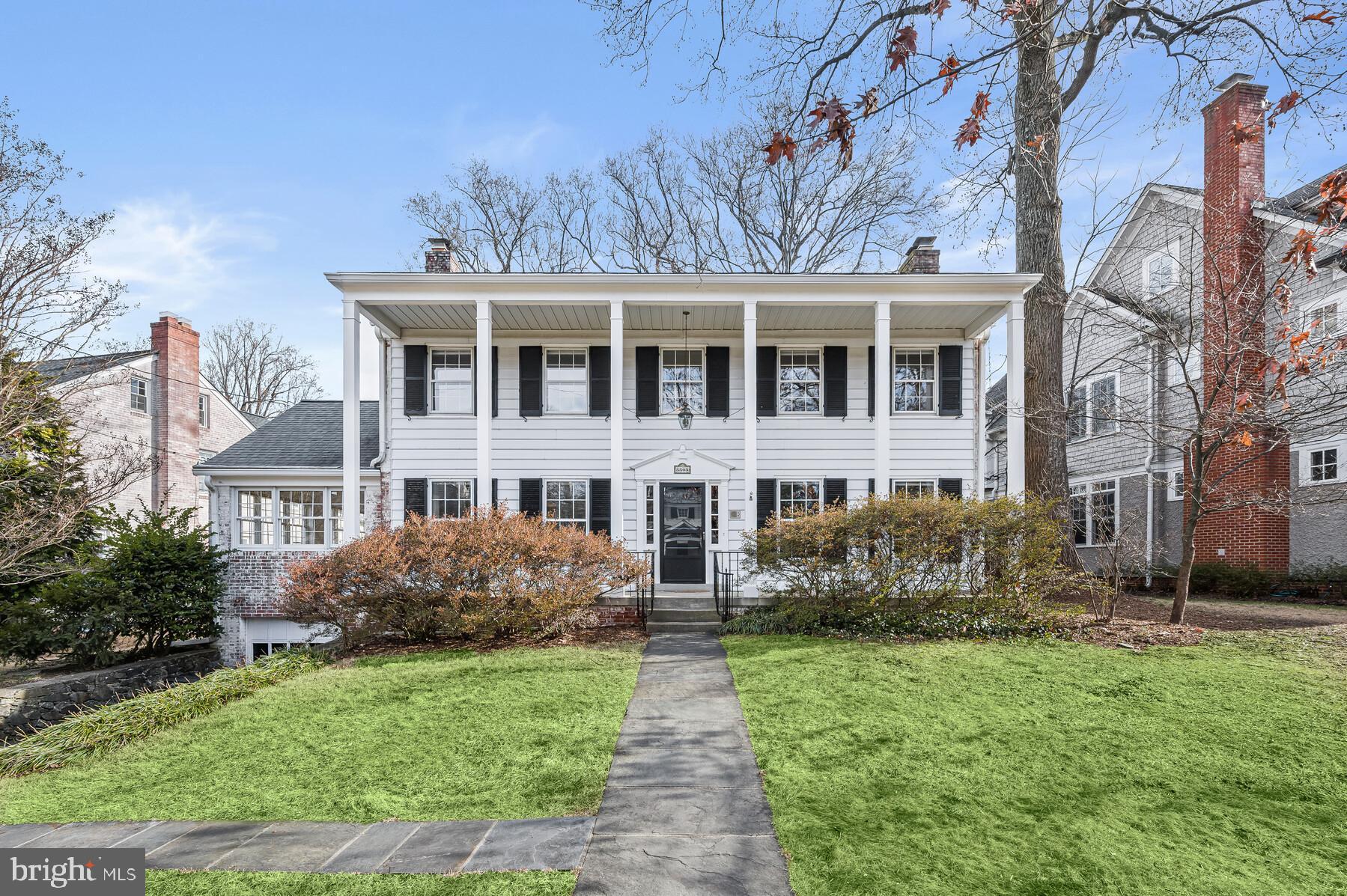 One of the finest most sought after streets in the 20816 Zip Code, surrounded by more expensive property this classic center hall Colonial with superior room proportions has been recently enhanced by a professional interior paint job top to bottom. The hardwood floors have been refinished in the popular Provincial stain, new carpet has been added in the lower level as well.  A brand new electrical panel has been installed.  All of this work was completed in the last two months.<br/><br/> 

The home features 2808 sq. ft. of living space above grade and at least 500+ sq. ft. of finished space on the lower level.  There are four spacious bedroms and 2.5 baths on the second floor and a very large attic accessed by a walkup staircase.   The lower level has a recreation room w/wood-burning fireplace, a fifth bedroom/office and a full bath, plus a large utility room that accessed the one car garage. This room also has an exit door leading to the fully fenced backyard and....a beautiful POOL, built of this highest quality many years ago and has weather the decades gracefully. 

The HVAC system is only three years old, the Hot Water Heater is two years old and the asphalt shingle roof and the rubberzed flat roof over the front porch are believed to have been replaced about eight years ago.  While the spacious kitchen is fully functional, as are the baths, today's buyer will have the opportunity to consider upgrading.  And the price certainly reflects this.

Finally, Albia Road's proximity to the new "WESTBARD SQUARE" is perfect.  There are hundreds of millions of dollars being invested in this project, the road infrastructure is now in place and OPEN!  The new Giant Food Store will open on January 26th, 2024, the remaining shopping center will then be transformed.  Google "westbardsquare" for exciting details. 

Being able to walk in five minutes to all that is going to happen at Westbard Square is a valuable aspect of ownership on Albia Rd.  After a decade of waiting it is happening!