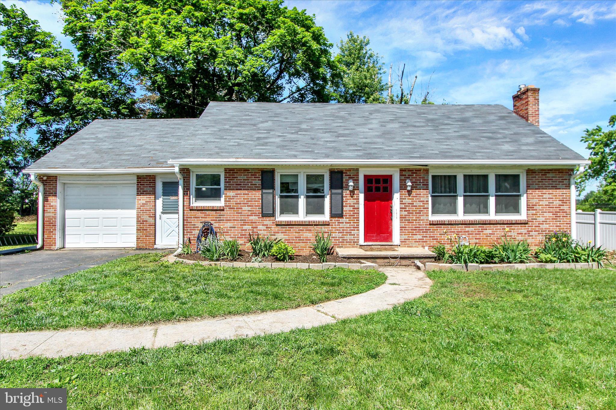 Adorable  brick cape in Dallastown schools. Spacious eat in kitchen and large living room with wood burning fireplace for those winter nights.  Two Bedrooms and full bath on the main level.   The second floor offers  2 additional  large  bedrooms and a half bath or it could be an awesome bonus room depending on your needs!  One car attached garage, off street parking, private back yard for all those family get togethers, close to amenities & I-83, York Twp park  and a very short walk to Handles Ice Cream  on those hot summer nights!