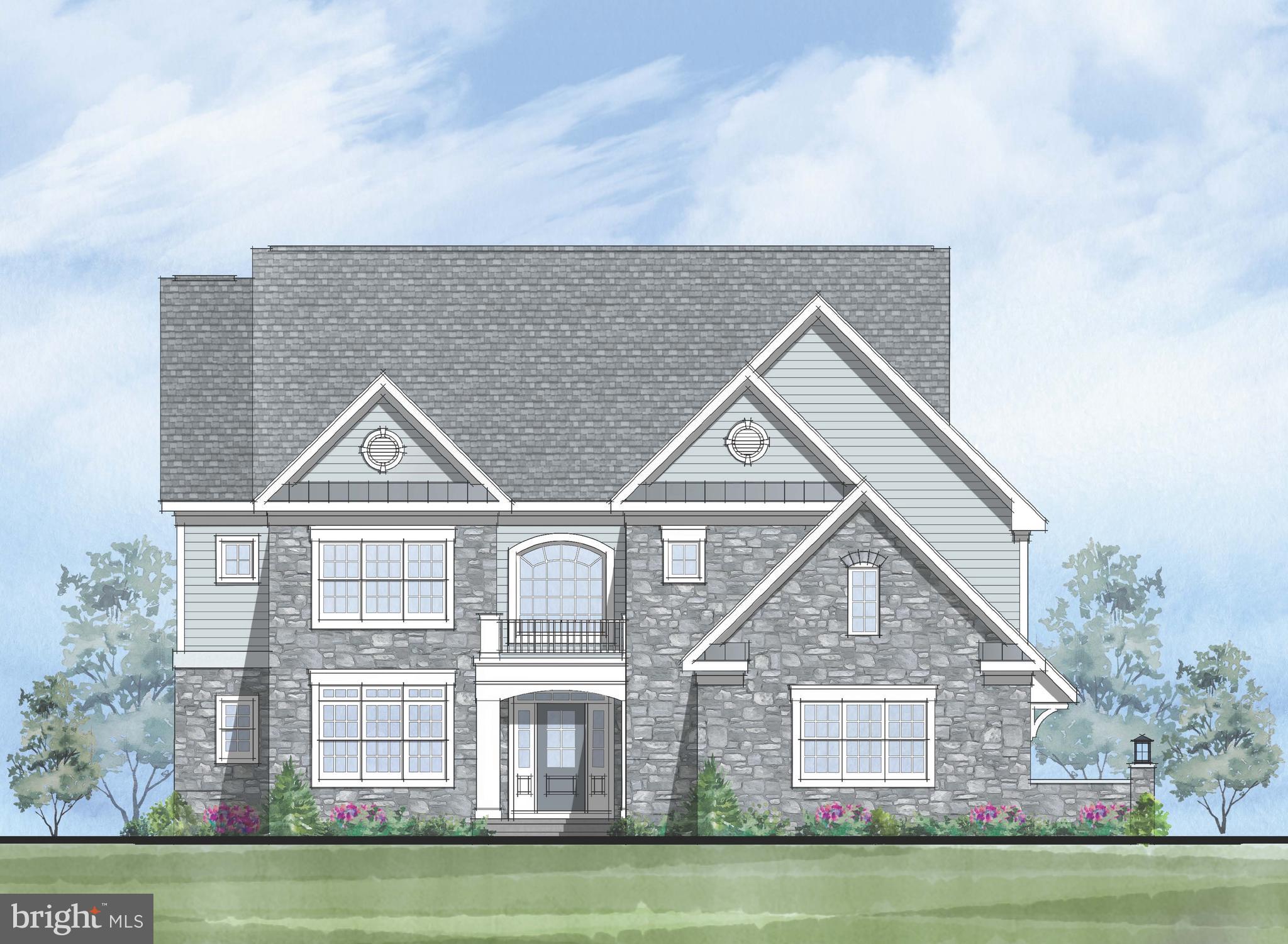 Welcome to VILLAGE OF FOUR SEASONS popular Bellflower Model!  Village of Four Seasons offers an Incredible Location, Approximate One Acre Home Sites, Well Designed Floor Plans, and "Dare to Compare" Included Features!   Construction is well underway in this wonderful enclave of only 38 residences with close proximity to the Philadelphia Airport, major routes, fine dining, and shopping, and neighboring the scenic Springton Reservoir!   The well-designed Bellflower Model offers smart architecture for easy entertaining and everyday living with a long list of included appointments such as Stone & James Hardie Sided exterior elevations, rich interior moldings, wide engineered hardwood floors, side sweeping staircase, open balusters & railing, solid interior doors, insulated interior walls, finished Lower Level with Den or Bedroom, Full Bathroom, daylight windows, walk out entrance and Garden Patio and the list goes on!!  
Step into our Foyer and be welcomed with beautiful windows and natural light that allow the gorgeous outside landscape to follow you inside!    Once inside, the Dining Room will delight you with its sophisticated tray ceiling and adjoining Butler's Pantry with glass front cabinets, ready to be the serving station for your next get together!  The Gourmet Cook's Dream Kitchen will WOW you with an expansive 10’ Arched Center Island, Tall Painted Cabinets with Crown Molding to the Ceiling, Undercabinet LED Lighting, Quartz Countertops, equipped with the Monogram Stainless Steel Appliance Package, including Double Wall Ovens, Built in Microwave Oven, Stainless Steel Dishwasher, 5 Burner Gas Cooktop with Griddle, Stainless Steel Hood, all overlooking a cozy Breakfast Room.   On game day, your friends & family will enjoy watching their favorite team in the adjoining Two-Story Family Room, with a handsome fireplace and window wall.   The First Floor also features a Guest Suite or Home Study with a large Walk-In Closet and Dual Access Full Bathroom.  In addition, there is a convenient Mudroom Hall giving access to a Covered Outside Entrance, Three Car Garage, Coat Closet, and an Additional Walk-In Closet sized for a possible Future Elevator.    The Second Floor offers a great design with a dramatic Balcony leading to the luxurious Owner’s Suite with a Bay Window looking onto the Rear Grounds, Volume Tray Ceiling, Dual Walk-In Closets, and a Spa Bathroom Retreat with a Free-Standing Soaking Tub, Spacious Shower with Frameless Shower Door and separate Wall Vanities and Tower Cabinets.  Three additional generously sized Bedrooms, Two Full Bathrooms, and a conveniently located Laundry Room outfitted with Cabinets and Utility Basin complete this level!   Please note the Total Square Footage includes over 1,300 square feet of Lower-Level Finished Space with a Full Bathroom, Storage Closets, Daylight Windows, Walk-Out Entrance and Patio.