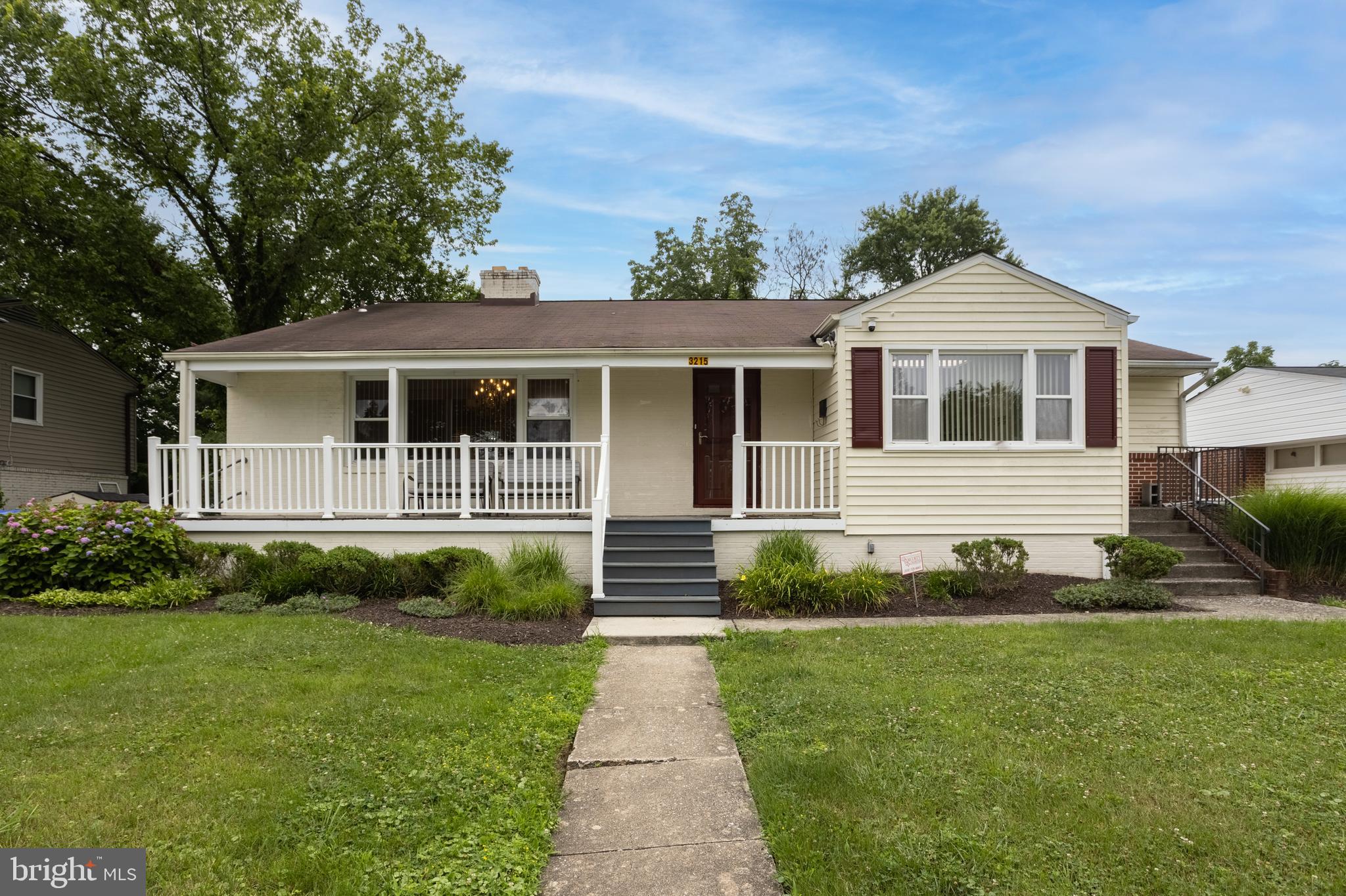 This rarely available 4-level split home offers a perfect blend of comfort and style, with spacious living areas and functional layouts designed for modern living. This home has energy-efficient solar panels for lower utility costs. The home features vaulted ceilings on the main level, creating an open and airy living room/dining room combo that flows seamlessly into the  kitchen with an attached breakfast room. The convenient main floor laundry adds to the home's practicality. Upstairs, you'll find the peaceful primary suite complete with a private bath. Two additional bedrooms and a full bath provide ample space for family or guests. The lower level boasts a massive family room with a cozy fireplace, perfect for relaxing or entertaining. Doors lead to a private patio, extending the living space outdoors. This level also features a fourth bedroom with its own ensuite bath, offering privacy for guests or family members. The basement offers even more flexibility, with a spacious rec room, an office for work or study, and plenty of additional storage space. Outside, the fenced yard is an oasis with an inviting in-ground pool, perfect for summer days and outdoor gatherings.
