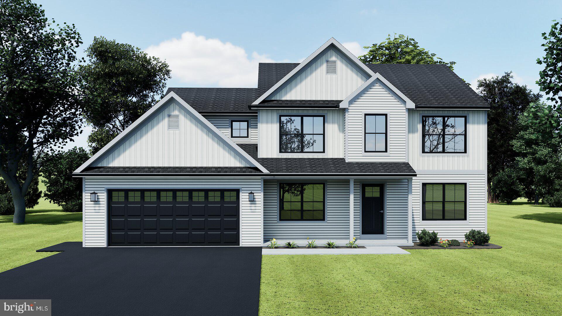 Amazing location in downtown Hershey! Walk to shops and restaurants on Chocolate Ave. House shown is under construction with completion in October. 
Plan features an open inviting layout on first floor, with beautiful large open kitchen/living/dining area. Kitchen will showcase quartz countertops, white cabinets, stainless steel appliances, with high quality LVP wood look flooring throughout the first level.  The first floor also has a flex room that can be used for in home office, formal dining or den.  Upstairs is 4 spacious bedrooms with large primary bedroom and attached bath, plus 3 additional bedrooms and 2nd bathroom. Large unfinished poured concrete basement. Driveway will be off of private alley behind the home.  Don't miss the opportunity to have a brand new home in the heart of Hershey!