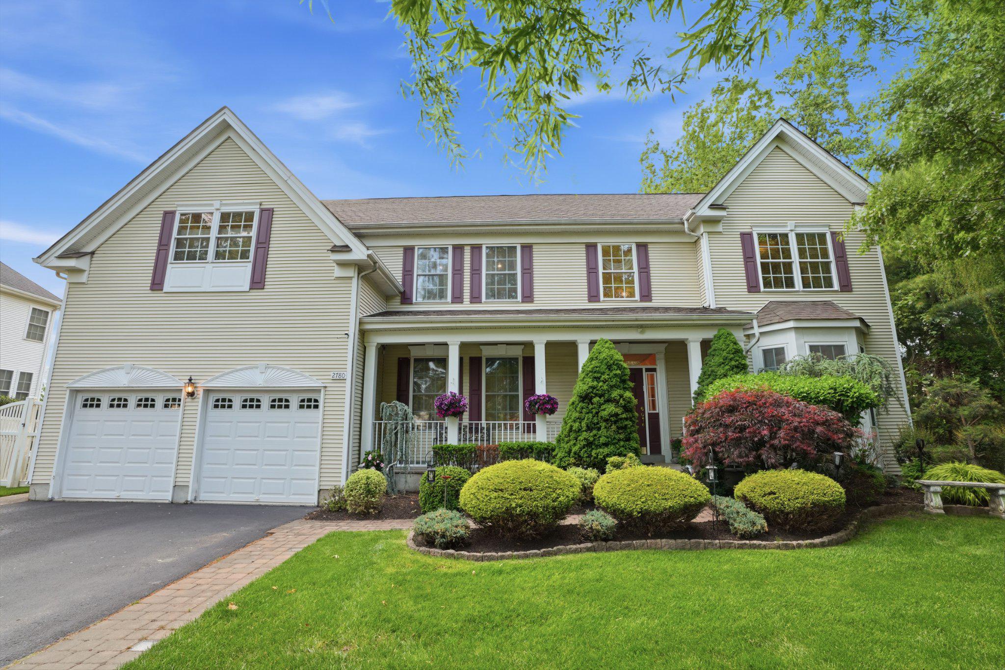 FIRST TIME EVER ON THE MARKET: BEST HOUSE IN HIGHLY SOUGHT-AFTER ESTATES AT HUNTINGDON VALLEY! No other property in this prestigious community has all the features this unique listing can offer! Magnificent luxurious estate with 6 bedrooms, 5 full bathrooms and over 5,500 sq. ft. of finished above ground space. And of course award-winning Lower Moreland, one of the top school districts in the state. One of the largest in size premium lot in about 100 house community. Impressive curb appeal welcomes to a grand entrance with brick columns and paved walk-ways lead to a large porch covering the front door during rain. Most importantly only a handful of properties in this community can offer such privacy: the very end of cul-de-sac location that also backs to an open space. End of street also offers plenty of extra street parking in addition to garage and driveway. Extremely rare walk-out lower level where you can spend time without worrying about water infiltration or exposure to below-grade moisture. Full in-law suite with separate entrance, full kitchen, bathroom with steam shower and sauna, living room, bedroom, family room and exercise/play area. First floor has a cathedral foyer and a two story family room with fireplace as well as gourmet kitchen with walk-in pantry, dining room, living room, sun room and laundry all with 9 foot ceilings. Second bedroom with full bathroom is also on first floor that could be used as an office. Upstairs 4 bedrooms, 3 full bathrooms with master bedroom suite also adjoining a large sitting area, two walk-in closets and jacuzzi tub. No carpets anywhere: hardwood floors throughout the main house and luxury laminate plank in lower level. 2 HVAC systems with 3 separate zones and thermostats. Wired for full security system with cameras and sensors covering entire property. And let's start highlighting many outdoor sanctuary-like areas this home can offer. Relax or sunbathe on a huge almost 700 sq ft maintenance free deck with stairs down to the backyard. Or enjoy the shaded part of the deck with built-in roof offering lights and breeze from a ceiling fan. And another outdoor entertainment area with brick-paved patio under deck overlooking large fully-fenced yard with a children's playground and in-ground sprinklers throughout. Patio leads to a saltwater "endless-style" pool with two heaters and multi-colored lights.You can practice swimming against jets like many Olympic athletes do or rewind after a hard day in the attached hot tub with separate thermostat. And you get the best of both worlds: serene paradise with a private location and at the same time part of a lovely community with many walking trails to get fresh air or meet up with friends and neighbors. Walking distance to regional rail train and easy commute to Center City Philadelphia where you can switch trains even to New York City Times Square, Washington DC or Boston. Minutes from Northeast Philadelphia, public transportation, Route 95, Route 1, PA Turnpike, country clubs, restaurants and many large shopping malls. Please, check out included Video Walkthrough Tour and Floorplans.