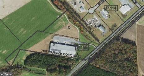 Central Delmarva Industrial Property on 12.4 acres with 100,000 ft. plus Warehouse/Distribution Facility.
Located in Hurlock Industrial Park with 12 Dock doors, Inside Roof clearance of 32 feet center and 28 feet wall. Ample tractor trailer ingress/egress, surplus parking, this facility is in excellent condition. Warehouse  is fully sprinklered and features HVAC, Two Mezzanines, employee support & break rooms and powered by Roof Solar which conveys.
Property has room for additional warehouse expansion.