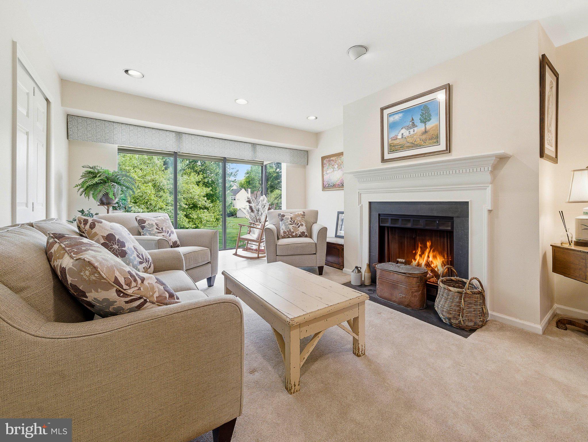 Discover the perfect blend of comfort and style in this charming Colonial townhouse nestled in the desirable Dublin Meadows community in Maple Glen. With 1,864 square feet of thoughtfully designed living space, this home is ideal for those seeking a serene retreat while still being close to modern conveniences. Step inside to find a warm and inviting interior featuring elegant hardwood floors under the carpeting. The open floor plan of the dining/living room is just perfect for entertaining and feturing a beautiful wood burning fireplace and floor to ceiling windows overlooking the lush backyard. The heart of the home, the eat-in kitchen, boasts ample cabinetry and a pantry, ensuring you have all the storage you need for culinary adventures. Retreat to the primary suite, where relaxation awaits. This tranquil space features a en-suite bathroom complete with a jetted tub and a walk-in shower, perfect for unwinding after a long day. The second bedroom is generously sized, offering versatility for guests, a home office, or a personal sanctuary. This bedroom features a full bath and walkin closet. The third bedroom is generously sized and on the main floor featuring a half bath and access to the deck. The outdoor space is equally impressive, with a deck and patio that beckon for summer barbecues and evening gatherings under the stars. The property backs to lush trees and an open common area, providing a peaceful backdrop and a sense of privacy. Enjoy the beauty of nature right from your backyard, where you can sip your morning coffee or host weekend get-togethers. The large unfinished walk out basement is just waiting for your creativity and personal design. Convenience is key, with a driveway and additional parking available, ensuring you and your guests always have a place to park. The community features sidewalks and street lights, enhancing the neighborhood's charm and safety. This home is not just a place to live; it's a lifestyle. With its blend of modern amenities and natural beauty, it offers a unique opportunity to create lasting memories. Don't miss your chance to make this delightful townhouse your own-schedule a viewing today and envision the possibilities that await!