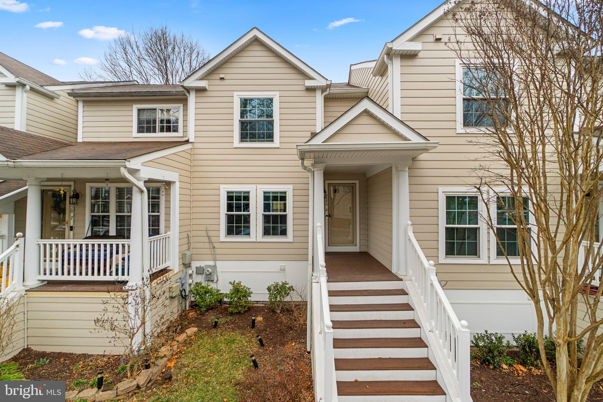 Welcome to this beautifully updated 3-bedroom, 2.5-bathroom two-story condo, offering modern comfort and style throughout. Located in the desirable Dorsey Hall community, this home has been thoughtfully renovated over the past year to meet today's lifestyle needs.

The spacious, open-concept living area features brand new luxury vinyl plank flooring, providing both durability and elegance. The fully updated kitchen boasts stunning quartz countertops, beautifully update back splash, and ample cabinet space, making it perfect for cooking and entertaining. The kitchen seamlessly flows into the living and dining areas, with large windows allowing for plenty of natural light.

Upstairs, you'll find a generous primary suite complete with an ensuite bathroom, offering a private retreat to unwind. The two additional bedrooms are well-sized, offering comfort for family or guests, and all bathrooms have been tastefully updated with modern finishes.

Step outside from the kitchen onto a beautiful Trex deck, perfect for enjoying your morning coffee or relaxing evenings, with a serene view of lush greenery.

Additional updates include a brand new washer and dryer, ensuring convenience and ease for daily living. This condo combines style, functionality, and a peaceful setting, making it the perfect place to call home.

Don't miss out on this rare find! Schedule a showing today!