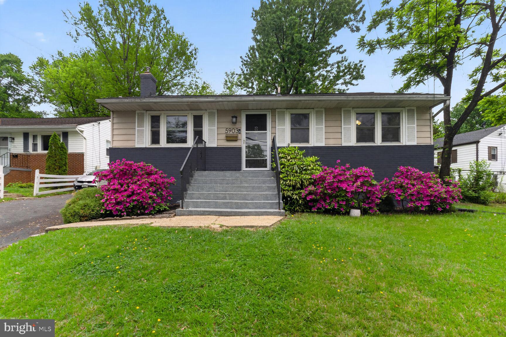 Welcome home to this beautifully updated and well maintained  3bedroom, 2-bath rambler, with approx. 1,700 square feet of living space in Berwyn Heights. Major improvements include a new roof (2022), resurfaced hardwood floors (2022), and a freshly sealed and painted front porch (2023). In 2024, state-of-the-art attic insulation was installed for enhanced energy efficiency and year-round comfort. 
In 2025, the home saw an impressive series of renovations: both full bathrooms were completely remodeled with stunning, modern finishes! New LVP flooring was installed on lower level, a beautiful brick patio was added for outdoor entertaining, and the porch roof was fully redone as well. A new hot water heater was installed in 2020. Inside, the layout offers flexibility and functionality. The bright and open concept kitchen features granite countertops and flows into the dining area and main living area upstairs. Where you’ll also find two large bedrooms with built in storage and a fully renovated bathroom. 
Downstairs, a spacious second living area—perfect for a family room, playroom, home gym, home office, along with additional bedrooms a laundry room, and another beautifully renovated full bathroom.
There is outdoor living space as well. Enjoy relaxing on the screened back porch or entertaining on the new patio in the newly refreshed yard. The home is well maintained and move-in ready, offering peace of mind with its extensive list of recent upgrades. Location is the final touch! Commuters will appreciate convenient access to Washington DC by car, MARC, or Metro. Walk to Lake Artemisia, Town Hall, Indian Creek playground, and more. Groceries close by with Aldi, Lidl, Whole Foods, Trader Joes and Giant - 5 minute Drive to University of Maryland, Target, Royal Farms, Greenbelt Park, Amazon Hub, College Park Metro station (green line and upcoming purple line), Ikea. A  10 Minute Drive: Waggertails dog park, Starbucks, Gold’s Gym, Little Blue Menu, Manifest Bread Bakery, Riviera Tapas, and more. A 30 minute drive, and youre in Washington DC, BWI, Ft. Meade, Annapolis, Columbia and Baltimore!  With modern updates, flexible living space, and an unbeatable location, this home offers the perfect blend of comfort, style, and convenience!
