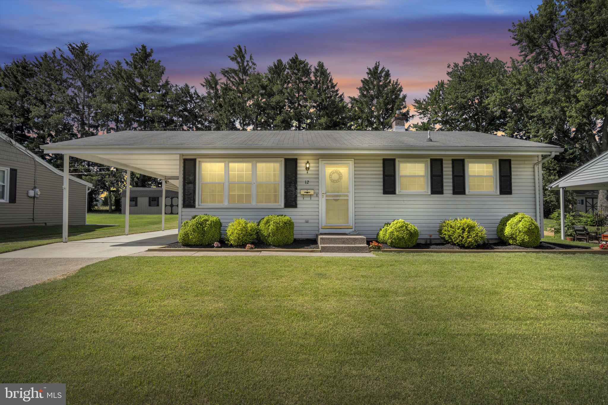 Move right into this charming ranch home located in the sought-after Shope Gardens neighborhood and Middletown Area School District! Bright, refinished hardwood floors flow throughout most of the main level, creating a warm and inviting atmosphere. The spacious family room is filled with natural light from the large bay window and seamlessly connects to the kitchen, making everyday living a breeze. A formal dining room offers flexibility and could easily serve as a third bedroom, home office, or hobby space. The main level features two comfortable bedrooms, including a primary bedroom, along with a full bath. Downstairs, the partially finished full basement expands your living space with a cozy den, a full bath with a stall shower, and ample storage. Step outside to enjoy the beautifully maintained backyard, complete with a covered patio that's perfect for outdoor dining, relaxing, or entertaining guests. An attached carport provides covered parking, while fresh landscaping and attractive curb appeal make a wonderful first impression. Conveniently located near shopping, dining, parks, and major commuter routes, this move-in-ready home is one you won't want to miss!
