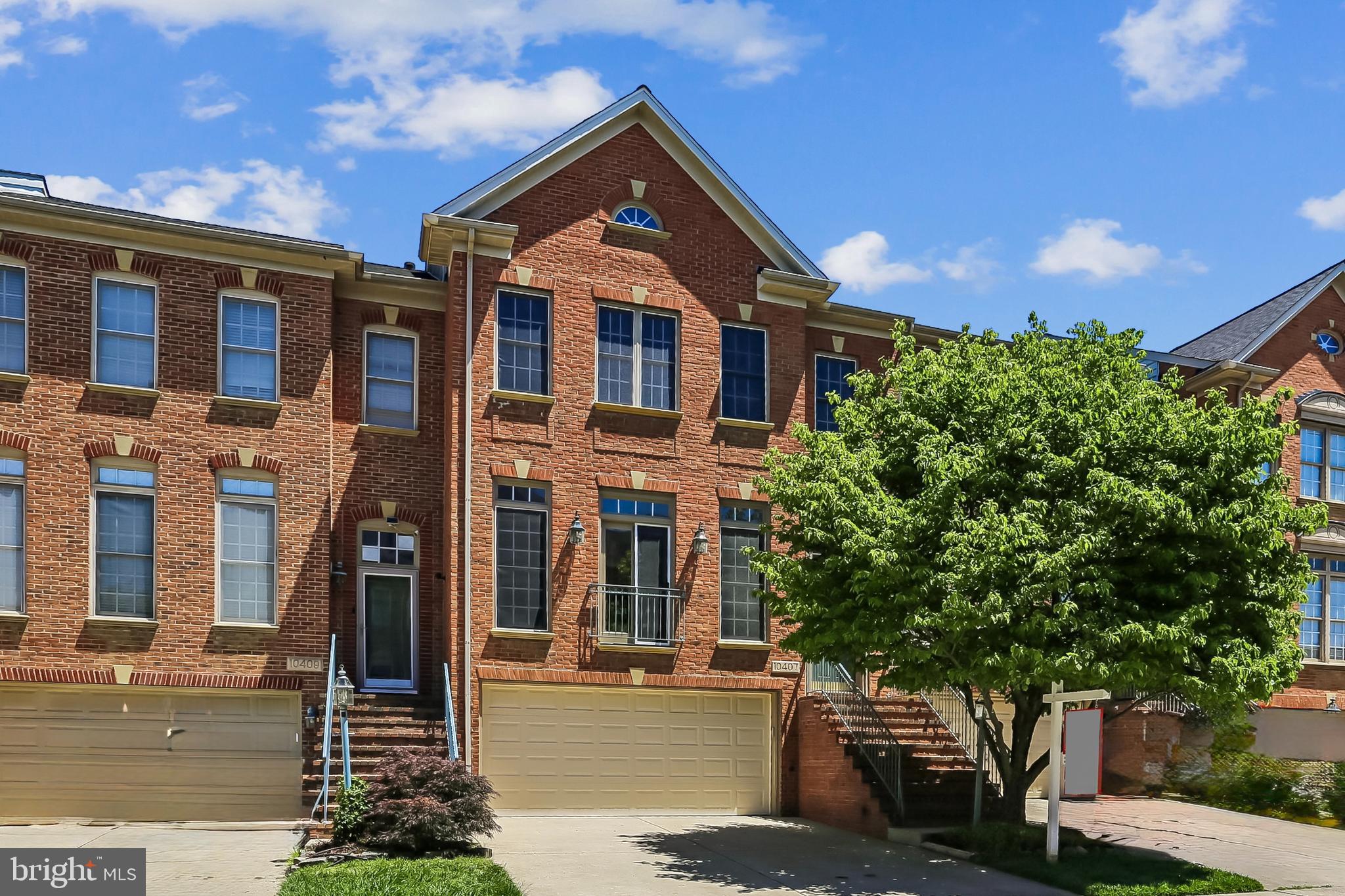 OPEN SUNDAY 6/7, 1-3PM!

LIGHT-FILLED & POND VIEW : A FANTASTIC POTOMAC GLEN TOWNHOME

A rare scenic gem nestled in the heart of highly coveted Potomac Glen, this beautifully updated brick-front NV Homes townhome seamlessly blends natural beauty, modern upgrades, and everyday convenience. Bathed in natural light, the home enjoys sunrise views in the front and tranquil pond views with stunning sunsets from the rear deck, creating a peaceful backdrop for daily living while remaining just moments from the shopping, dining, and amenities of Potomac and Travilah.

Featuring 3 bedrooms, 3.5 baths, and three finished levels within the highly sought-after Churchill High School cluster, this move-in-ready home has been thoughtfully enhanced over the years, including a new roof (2021), hot water heater (2022), fresh paint, updated baths, and newer appliances.

The inviting main level showcases refinished hardwood floors, a spacious living room, elegant formal dining room accented by architectural columns, and an updated powder room with new vanity. The gourmet eat-in kitchen is equipped with stainless steel appliances, including double wall ovens and a five-burner gas cooktop upgraded this year (2026). A center island, pantry, breakfast area, and ample table space make it ideal for both everyday living and entertaining, with direct access to the freshly painted deck overlooking the pond.

Upstairs, the owner's suite features cathedral ceilings, a large walk-in closet, and a beautifully renovated en-suite bath (2021, 2026). Two additional bedrooms, a full bath, LG washer and dryer, and generous storage complete the upper level.

The finished lower level offers exceptional versatility with a cozy gas fireplace flanked by custom built-ins and a full bath, making it ideal for a recreation room, guest suite, home office, or fitness space. Additional highlights include a front-loading two-car garage, a private paved patio, and fenced backyard.

Residents enjoy Potomac Glen's outstanding amenities, including walking trails, ponds, a community pool, tennis courts, playgrounds, and a clubhouse, along with convenient access to Ride On bus service, Potomac Village, Travilah Shopping Center, Shady Grove, Rockville, and major commuter routes.

Offering an exceptional blend of comfort, convenience, and lifestyle, this beautifully updated residence is ideally situated within one of the area's most sought-after communities, with top-rated schools, abundant amenities, and everyday conveniences just moments from your doorstep.