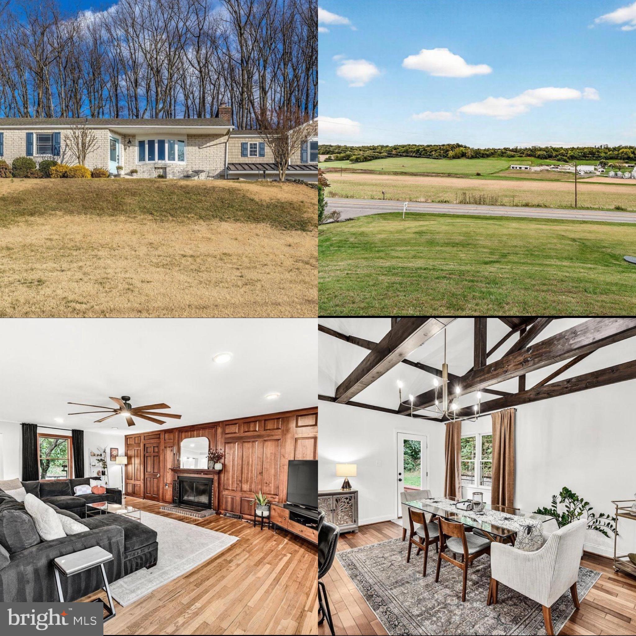 Welcome to your dream home — a beautifully maintained one level living retreat perfectly situated across from Monocacy Battlefield with elevated sunset views offering a blend of peace, privacy, and convenience.

This 4-bedroom, 3-full-bath home plus an additional den provides flexible living space ideal for families, remote work, or guests. Step inside to find vaulted ceilings, exquisite custom woodworking, and a wood-burning fireplace in the main living room — creating a warm, inviting ambiance that can heat the entire home.

The kitchen is a chef’s delight, featuring brand-new stainless steel appliances, granite countertops, and ample cabinetry. Enjoy meals in the adjoining dining area that opens to a spacious deck—perfect for entertaining—or relax on the additional patio overlooking your fenced-in yard with remarkable views.

The primary bedroom features wide-plank hardwood floors, while the rest of the home showcases stunning hardwood and craftsmanship throughout. Recent updates include a new hot water heater and new well pressure tank, offering peace of mind for years to come.

Outside, you’ll find an oversized 2-car garage, a circular driveway for easy access, and additional storage sheds—ideal for tools, hobbies, or outdoor gear. Fully fenced in flat backyard. 

Located in the highly sought-after Urbana district, this home offers easy access to parks, top-rated schools, and local shops such as Giant, the Urbana library, Starbucks, Panera, Urbana Lodge, Dairy Queen, gas stations, and more. You’re just minutes from major commuter routes (I-270 and Route 15) and shopping destinations such as Target, FSK Mall, Michaels, TJ Maxx, Staples, Aldi, and Panera.

Experience the best of both worlds—a serene countryside setting with the ultimate convenience of nearby amenities. This property truly combines comfort, craftsmanship, and location.

Floorplan and Video walkthrough uploaded.
