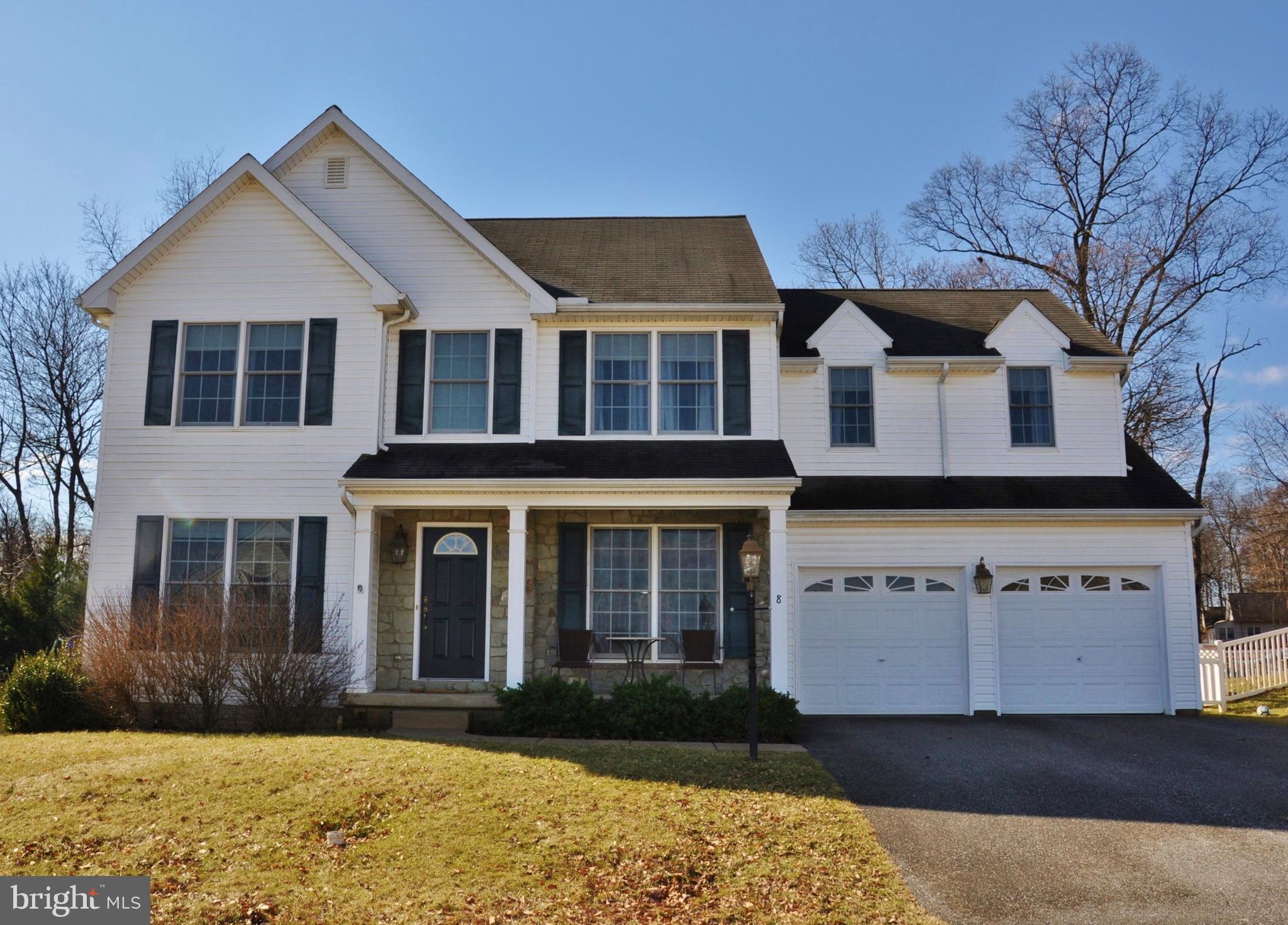 Spring is just around the corner!  Ready to get out and enjoy warmer weather?  This is the home for you!   Just a few steps from the Heritage Rail Trail and local park!  Walk to dining and activities! Minutes from the PA/MD line.  This home features 4 bedrooms, 3 full baths, 1 half bath, a  4-season room,  stone, gas fireplace, kitchen with solid surface countertops, recessed lighting and an island, master suite with  walk-in closet and bath with whirlpool tub & separate shower, 2nd floor laundry and so much more!  This finished lower-level features a large family room, bonus room and a full bath!  Very well maintained and  boasting neutral decor throughout...making  it a perfect choice for those looking for something that is truly move-in ready!