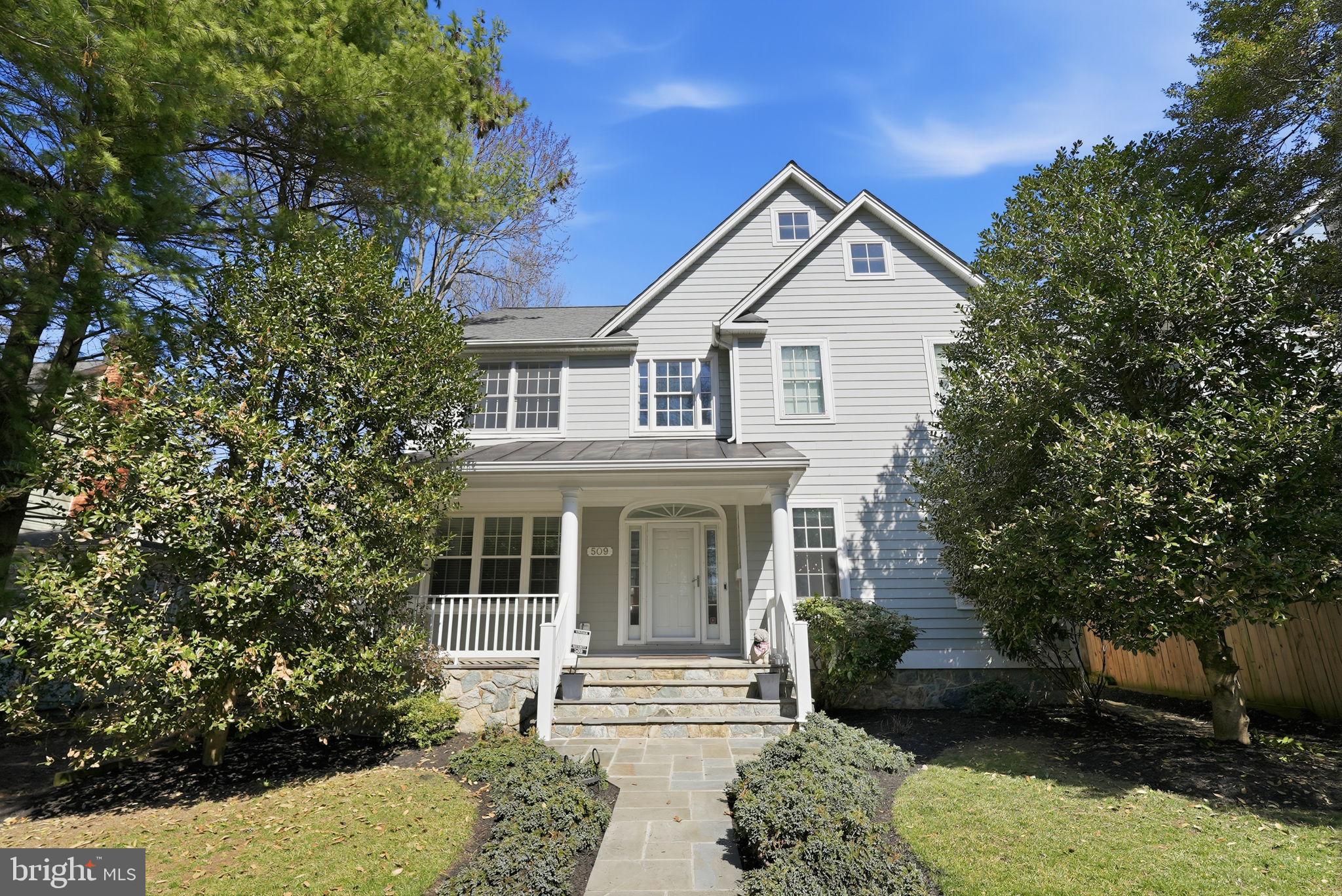 Built in 2005 and ideally located in the heart of downtown Rockville, this exceptional residence offers the perfect blend of luxury, comfort, and walkable convenience—just steps from Rockville Town Square, dining, shopping, and the Metro. The thoughtfully designed main level features a sought-after primary suite with private walk-out to the backyard, a generous walk-in closet, and a spa-inspired marble bath complete with a doorless shower and dual custom vanities.
The chef’s kitchen is a showstopper, boasting custom high-end cabinetry, marble countertops, and premium Sub-Zero and KitchenAid appliances, seamlessly opening to elegant living spaces ideal for everyday living and entertaining. The dramatic entry welcomes you with cathedral ceilings and a marble-surround gas fireplace, setting the tone for the home’s refined finishes throughout. An office, powder room, laundry room, and mudroom complete the main level.
Upstairs, three spacious bedrooms share a full bath, offering flexibility for family or guests. The finished lower level expands the living space with a large recreation room, full bathroom, oversized storage room, and a dedicated wine room. 
The 3-car garage is ready for your electric car - complete with a Tesla charger. The home can be accessed by an alley, which also allows for extra parking behind the garage. This is a rare opportunity to own a beautifully appointed home in one of Rockville’s most desirable and walkable locations.