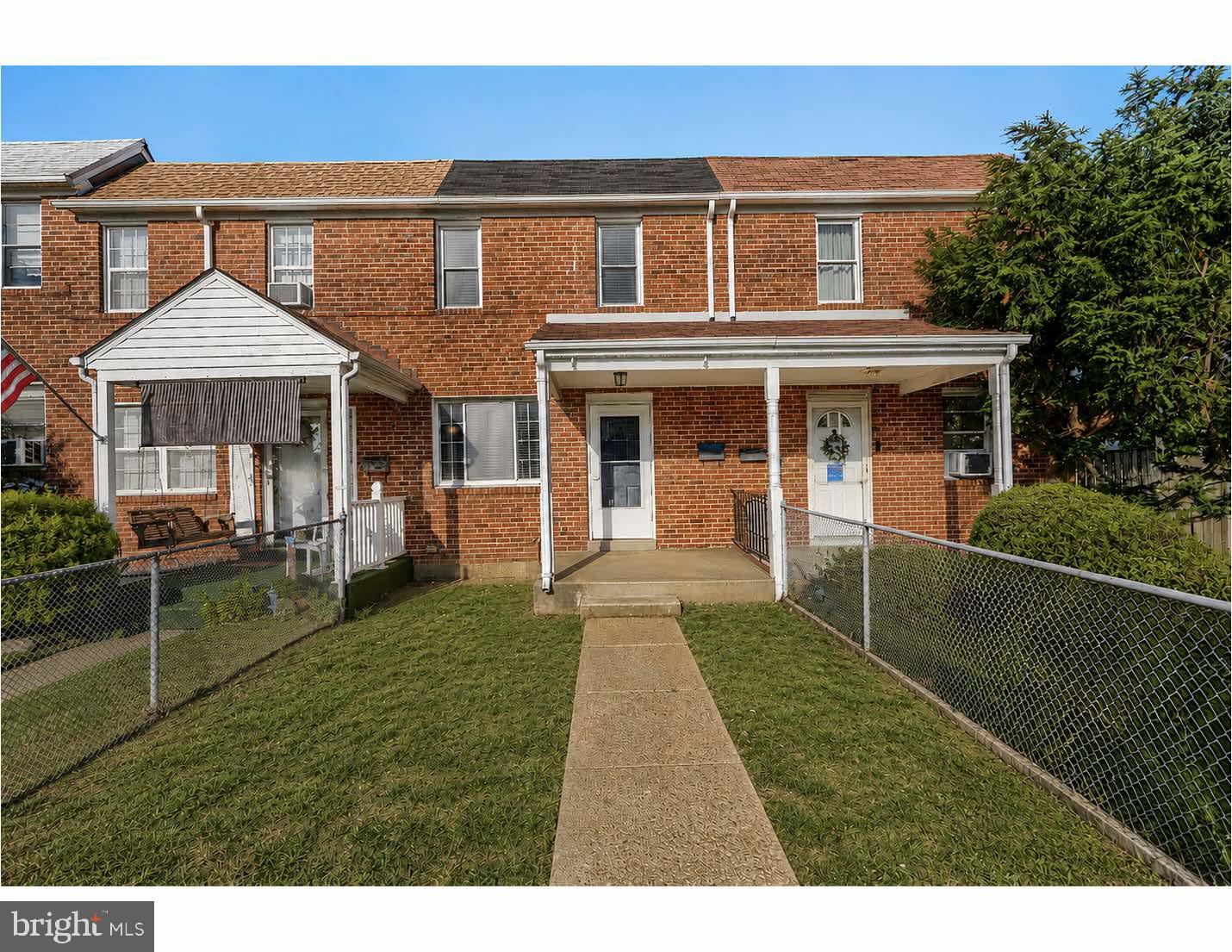Stylishly updated 2BR 1 BA w/ 1.5 GARAGE and fenced yard!  Enjoy outdoor living and entertaining on the private rear patio, while the spacious 1.5-car garage provides ample storage space—ideal for a contractor, plumber, or other tradesperson.   Custom kitchen with stainless & black appliances and abundant cabinetry.   The home is freshly painted with a gorgeous color.   Beautifully refinished hardwood floors and crown molding.  The bathroom has been updated with neutral tile that gives the bathroom a clean look.  Major updates include:  kitchen, windows, roof, Hvac, and hot water heater.  They are just 5 years old.   Custom shades included.  Basement has finished tv or entertainment room.   Separate laundry room complete with washer & dryer.  Relax on the covered front porch.   School is within walking distance.  Close to 695 and local shopping just down the street.  Move in ready.