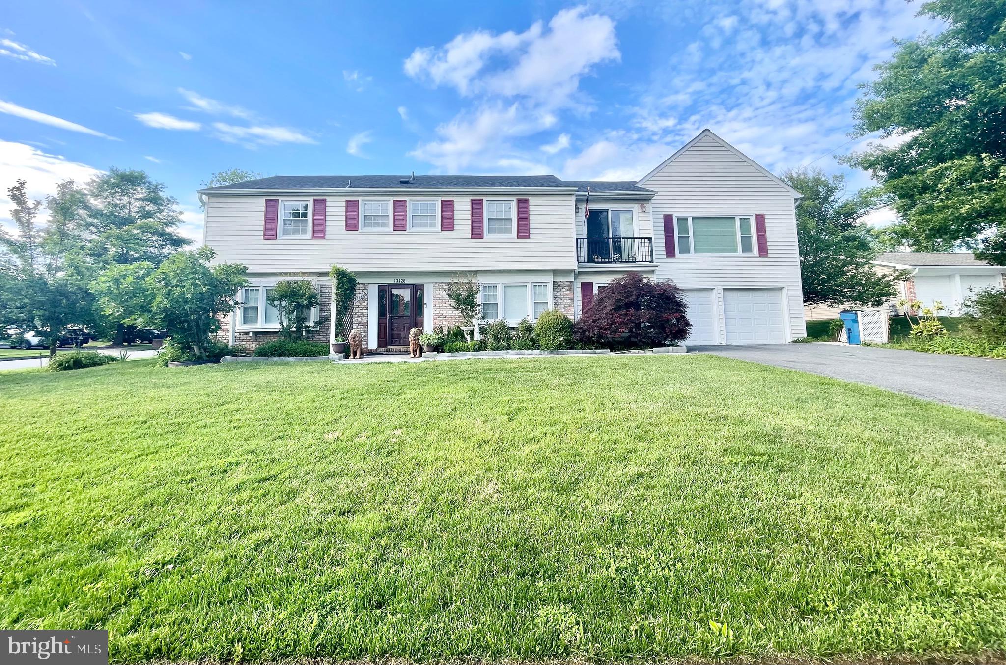 Ready to move in! This expanded colonial home in popular Greenbriar Development has over 3,029 square feet with large addition on the upper level over the two-car garage offering 5 bedrooms and 4 full baths.  Electric appliances in kitchen, plus additional gas stove top, set in historic Brazilian granite in galley corner of dining room.  Skylights off family room with French doors to deck. Located on large corner lot with large nice backyard and lot of parking. Close to popular Fair Lakes amenities and neighborhood grocery, dining and shopping. Washington Dulles International Airport is approximately 20 minutes away. Minutes to Rt. 50, Fairfax County Pkwy, and I-66. Near Fair Oaks Mall, Fairfax Corner, Fairfax Government Center.