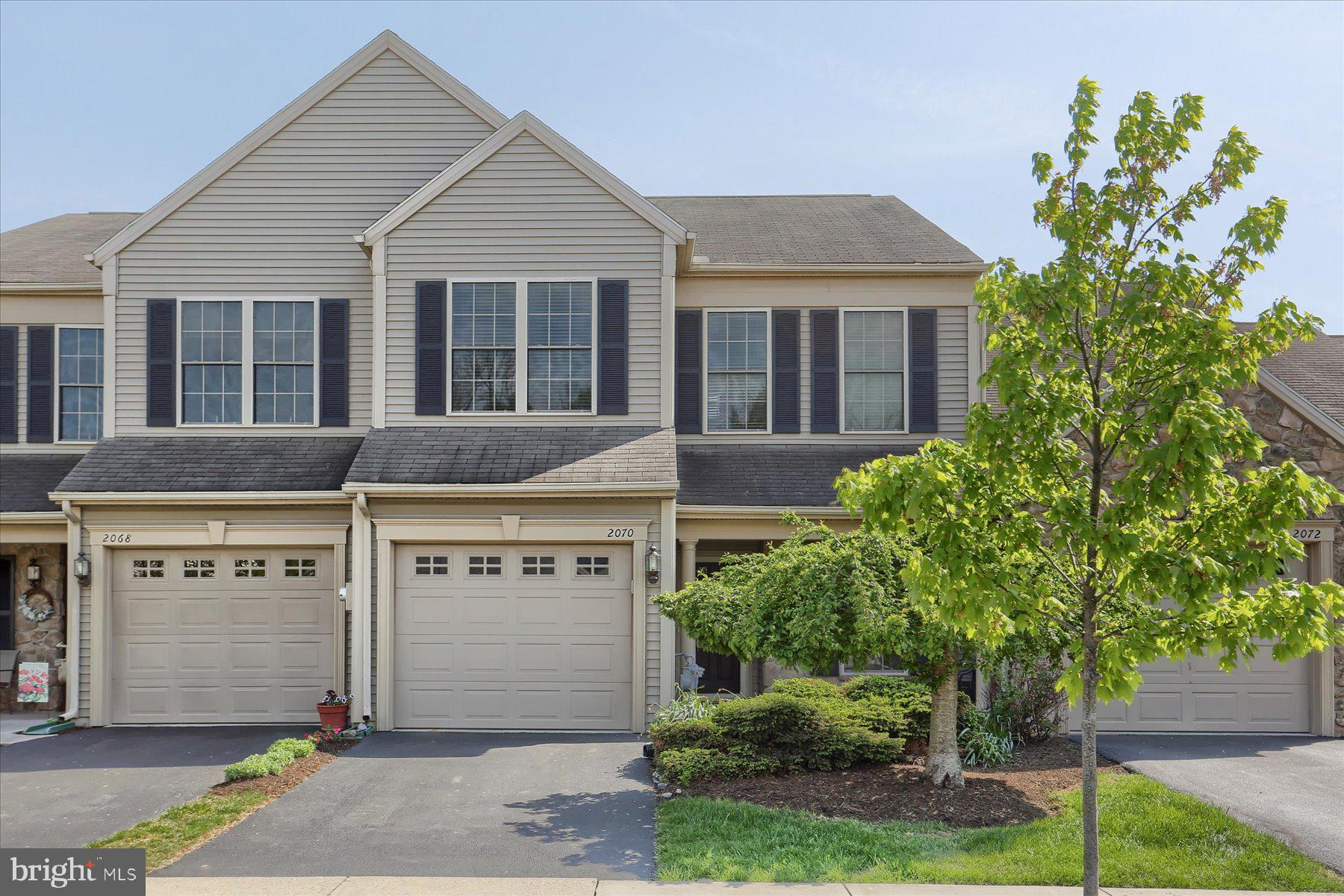 **OFFER HAS BEEN RECEIVED! SELLER IS SETTING A DEADLINE FOR ALL OFFERS TO BE SUBMITTED BY TUESDAY 5/6 AT 12 NOON**
Welcome to this beautiful 2-bedroom, 2.5-bathroom Hummelstown townhome nestled in the highly desirable Deer Run community. This Brookstone floor plan provides 2 master suites. Each suite is generously sized, providing ample closet space and a tranquil retreat for relaxation.  The home also includes a designated Dining room, right off the kitchen. The living area opens up to a private patio, which backs to serene woodlands, creating a peaceful outdoor setting ideal for barbecues and enjoying nature.  

 An oversized attached garage, 9 ft ceilings. The development offers walking paths, community play grounds, tennis & basketball courts. efficient gas forced air heat & hot water, private setting, approximately 4 miles to the Hershey Medical Center.
Don"t miss this opportunity to call this gorgeous home yours! Schedule your showing today!