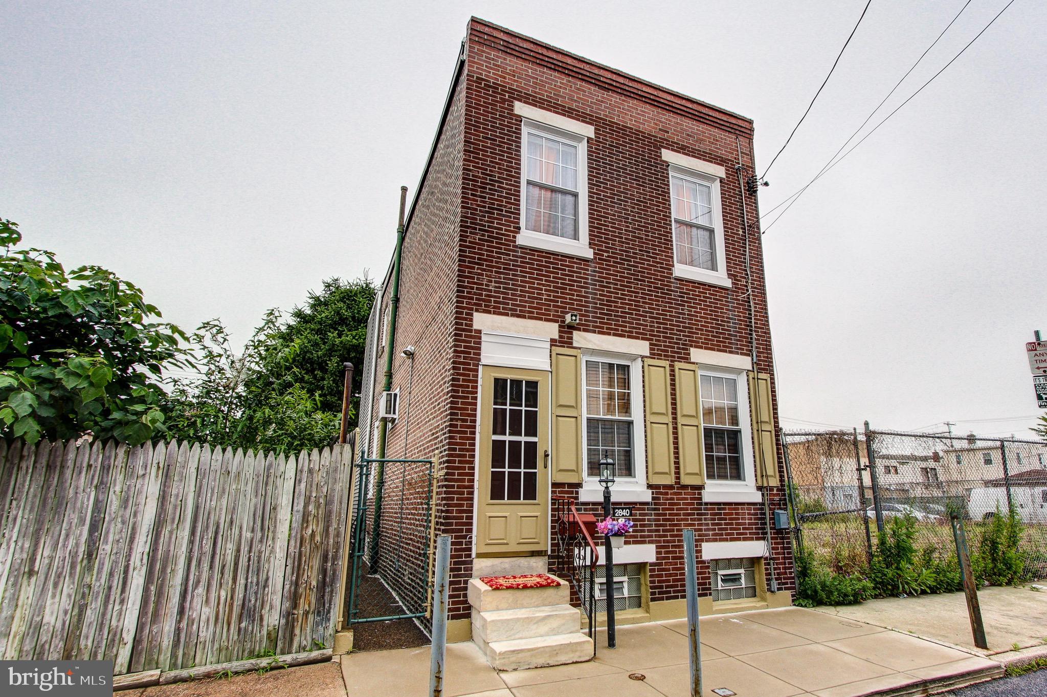 Presenting an incredible opportunity to own a standalone home in the ever expanding and thriving Port Richmond section of Philadelphia! Beautiful red brick surrounds the entire structure of this home on all fours! Enter into a straight thru design features fresh new carpeting, crown molding and an eclectic dose of paint to bring it all together. The quaint living room space offers just the right amount of home for any homeowner! Continue through to a designated dining area and nearby kitchen. Easily entertain and be with your guests as the kitchen features easy over the breakfast bar access to hand off the goodies! Vinyl flooring, cream toned cabinets, a newer sink/faucet combo, and two nicely sized windows overlooking the back yard space complete this area of the home. Venture upstairs to three bedrooms each offering carpeted flooring, large windows for natural lighting, and neutral tones throughout. The bathroom comes prepped and ready with white square tiling throughout, a ceramic vanity with cabinet space, and a shower/tub. Utilize the downstairs basement for additional storage and/or living space - create your blueprint and execute a plan. The back of the home offers a personal sized, fenced patio/yard space to take relaxing and entertaining outdoors. If location is one of your top priorities, than look no further as this home offers immediate access to some of the city s most upbeat and rising neighborhoods, including Port Richmond itself, and neighboring Fishtown and Northern Liberties. Adding seeing this one-of-a-kind home to your journey today!