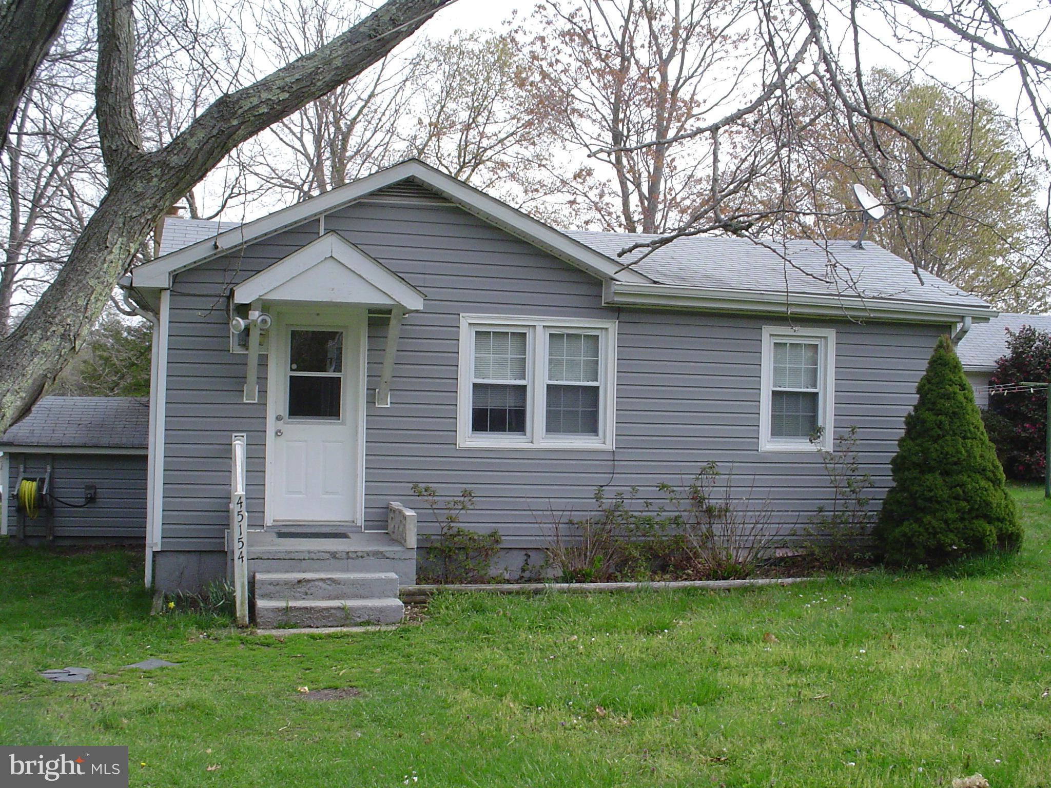 Water Front with boat slip included in rent. 1 BR, 1 FB, LR, Kitchen eat in, enclosed back porch house for rent. There is also a shed included for storage. No Pets. Lawn care and minor maintenance ext and int included in rent.
