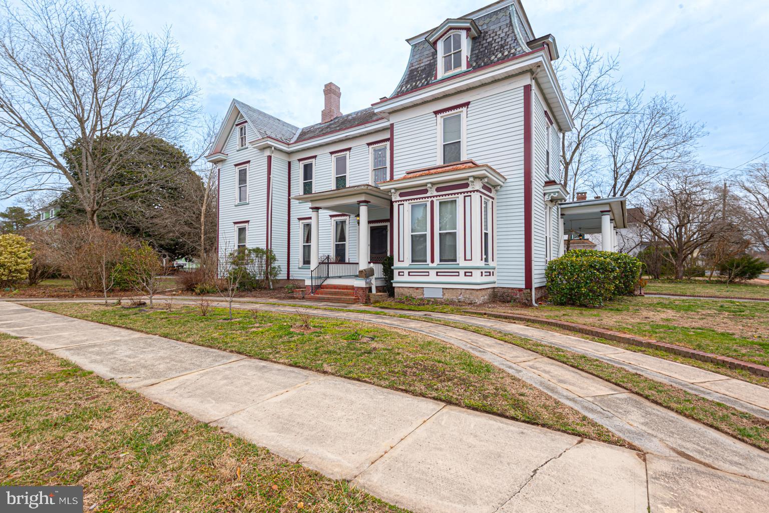 Timeless Victorian Charm in the Heart of Snow Hill
 Step into a piece of history with this charming Victorian-style home, built circa 1900, nestled on a corner lot in the heart of Snow Hill, MD—the county seat of Worcester County. This four-bedroom, two-and-a-half-bath residence beautifully blends historic elegance with modern convenience, offering stunning period details such as intricate woodwork, tall ceilings, and decorative moldings. The spacious interior features inviting living areas perfect for both relaxation and entertaining. Outside, a detached three-car garage provides ample storage and parking, complemented by off-street parking with a shared driveway entrance. Ideally located just a short stroll from downtown Snow Hill’s charming shops, restaurants, and the scenic Pocomoke River, this home offers the perfect combination of small-town charm and easy access to the Eastern Shore’s best attractions. Don’t miss this rare opportunity—schedule your private showing today!
1 year Home Warranty being offered by the sellers
Brand New HVAC system installed in the upstairs of the home.
