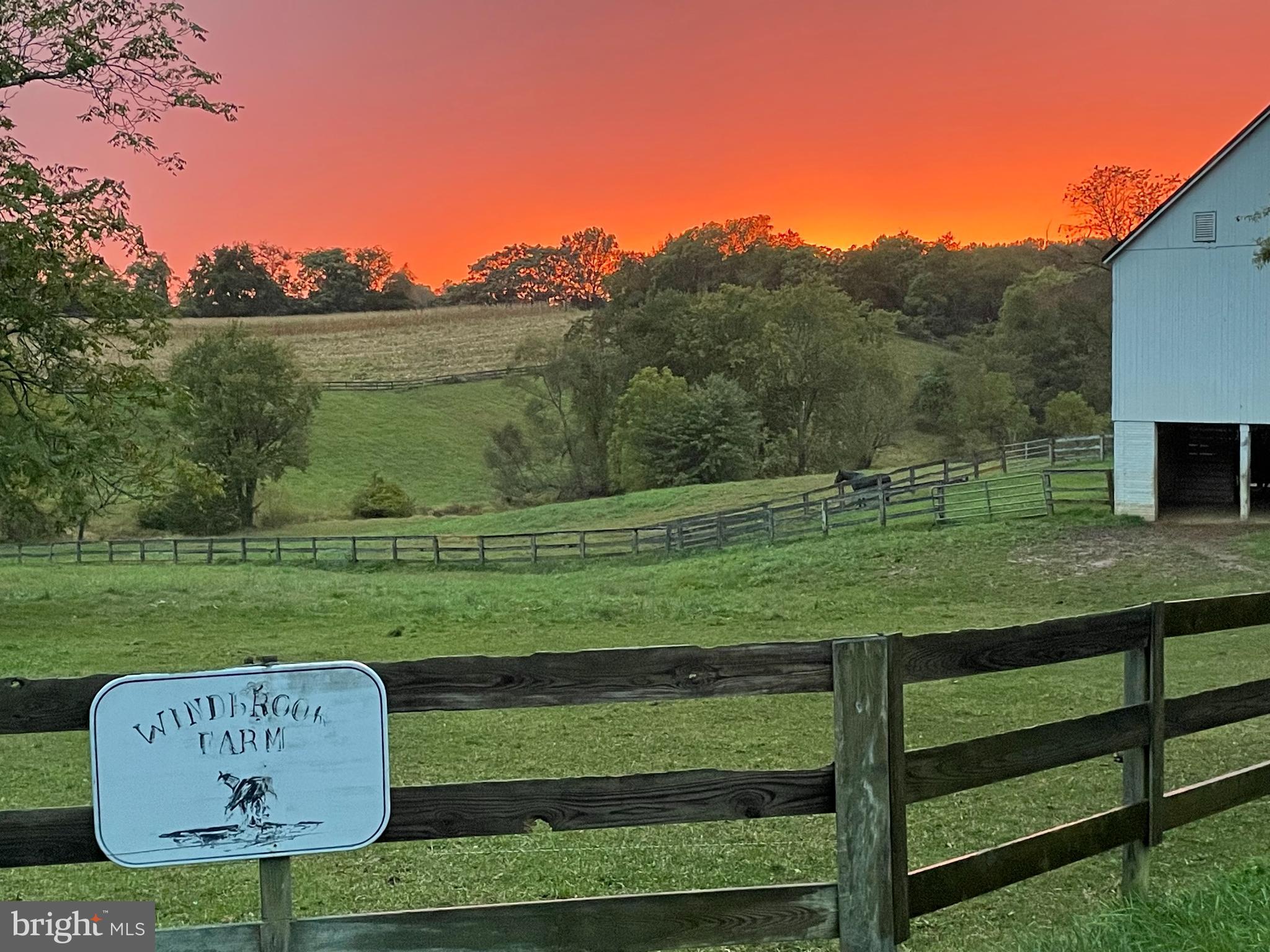Only the second time this horse farm been available for sale since it was constructed in 1989. Many uses other than equestrian are now allowed by right in the AR Zone.The farm CAN NOT be further subdivided but Two other perc site have been approved that offers the same elevated Western view as the main house offers. If you are looking for a farm that is strategically located between Baltimore and Washington DC. you found it, just 15 minutes to RT. 70 and RT.270. This area of Damascus MD offers some of the best sunsets in Montgomery county. Main Stable; has 6 matted 12' X 12' box stalls,electric outlets by every stall to heat water buckets and run fans,wash stall has hot and cold running water,heated tack room,attached 20 meter X 40 meter indoor areana w/ sand/permaflex/eurofelt footing. Bank Barn stable has 3-oversized stalls; 13.6 X 26', 13.6 X 23' can be split with wooden divider and a 12.3 X 17' stall,electric outlets at each stall, feed room and 50 tons of hay storage. 6- turn out paddocks and 5 run in sheds
