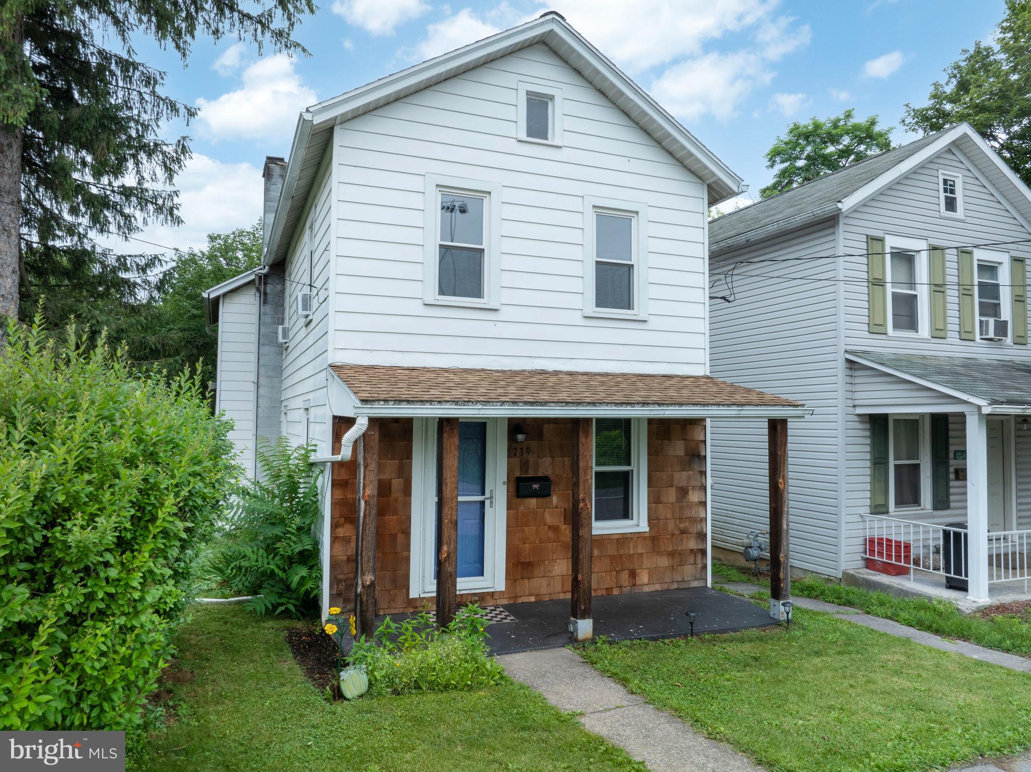 Cute as a button and ready for its new owner! 739 N Allegheny Street is a sweet and charming 3-bed, 1-bath home with 1,500+ sq ft and great location close to downtown Bellefonte and Talleyrand Park. The main level includes an open living room, remodeled eat-in kitchen, full bath and LVP flooring throughout most of the home. The full basement houses utilities, laundry and provides flexible unfinished spaces for workshop, gym or additional room for storage. Great backyard green space and patio for play, entertaining or gardening along with a shed for outdoor equipment and tools. Other features include newer windows (2017), roof (2016) and new water heater (2025). Well-maintained, move-in ready and loads of charm - you won't want to miss it! Call for a showing today!