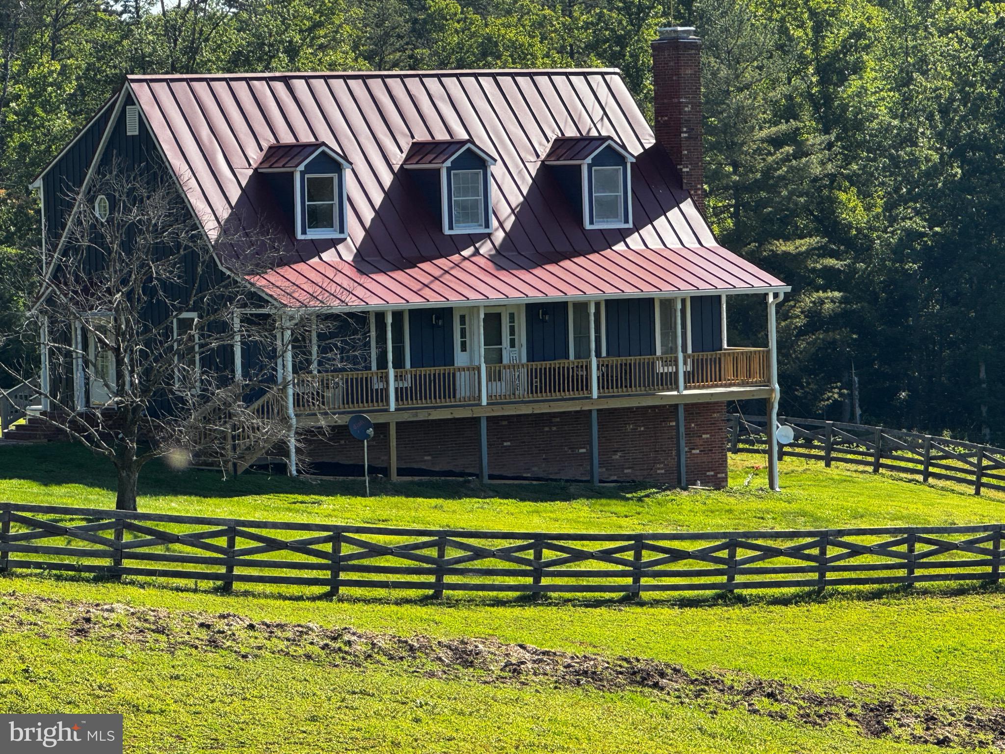 Now Active! Welcome to this exceptional 25+ acre equestrian and cattle property, where country living meets modern convenience. This beautifully maintained Cape Cod offers over 2,358 finished square feet of living space with 4 bedrooms, 3.5 baths, and an unfinished basement, providing plenty of room for family and guests. No HOA
Designed with horse enthusiasts in mind, the impressive six-stall barn features a wash rack, tack room, hay elevator, EV plug-in, fire hydrant, and a new metal roof. The property is fenced and cross-fenced with three dual frost-free automatic waterers, a pitless adapter well, and three natural springs, creating an ideal setup for livestock, horses, and agricultural use.
The home's exterior showcases durable Hardie Plank siding, a new metal roof, and an inviting front porch with new posts, stairs, and railings. Inside, several rooms have been freshly painted, and the kitchen features new GE appliances along with a reverse osmosis water filtration system. Additional updates include a new Trane HVAC unit in the attic, updated indoor and outdoor HVAC coils, and plumbing in place for a gas water heater with an electric stub available for future conversion. A never-used wood stove provides supplemental heating potential.
For peace of mind and efficiency, the property is equipped with a whole-house generator, a buried 1,000-gallon propane tank, and numerous recent improvements throughout.
Whether you're looking for a working farm, horse property, or private country retreat, this remarkable 25+ acre estate offers endless possibilities in a picturesque setting.
See list of features in documents section.