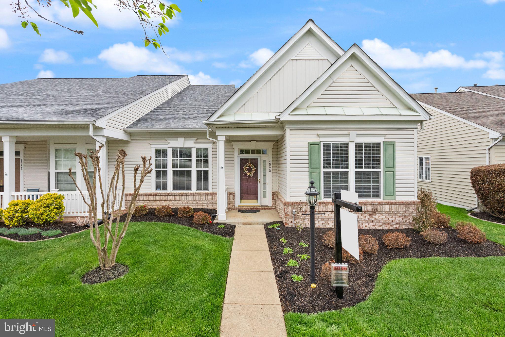 Welcome to this stunning 2-bedroom, 2-bathroom home in the highly sought-after active adult community of Dunbarton! Boasting nearly 1,800 square feet of beautifully designed one-level living, this residence truly shows like a model home. From the moment you step inside, you're greeted by gleaming hardwood floors that flow throughout the open and inviting floor plan. The kitchen features granite countertops, stainless steel appliances, and ample cabinetry - perfect for the home chef. Cozy up by the gas fireplace in the spacious living room or enjoy peaceful mornings in the beautiful screened-in porch with low-maintenance composite decking. The primary bedroom offers a true retreat with a large ensuite bathroom and two closets, while the secondary bedroom is equally spacious - ideal for guests or a home office. The roof was replaced in 2023, adding peace of mind for years to come. A single-car garage provides convenience and additional storage. Residents of Dunbarton enjoy a vibrant, active lifestyle with access to a clubhouse, fitness center, walking trails, and more - all just minutes from shopping and dining along with easy access to major commuter routes. This is the perfect home for anyone looking to downsize without compromising style, comfort, or community. Don’t miss your chance to call this exceptional property your own!